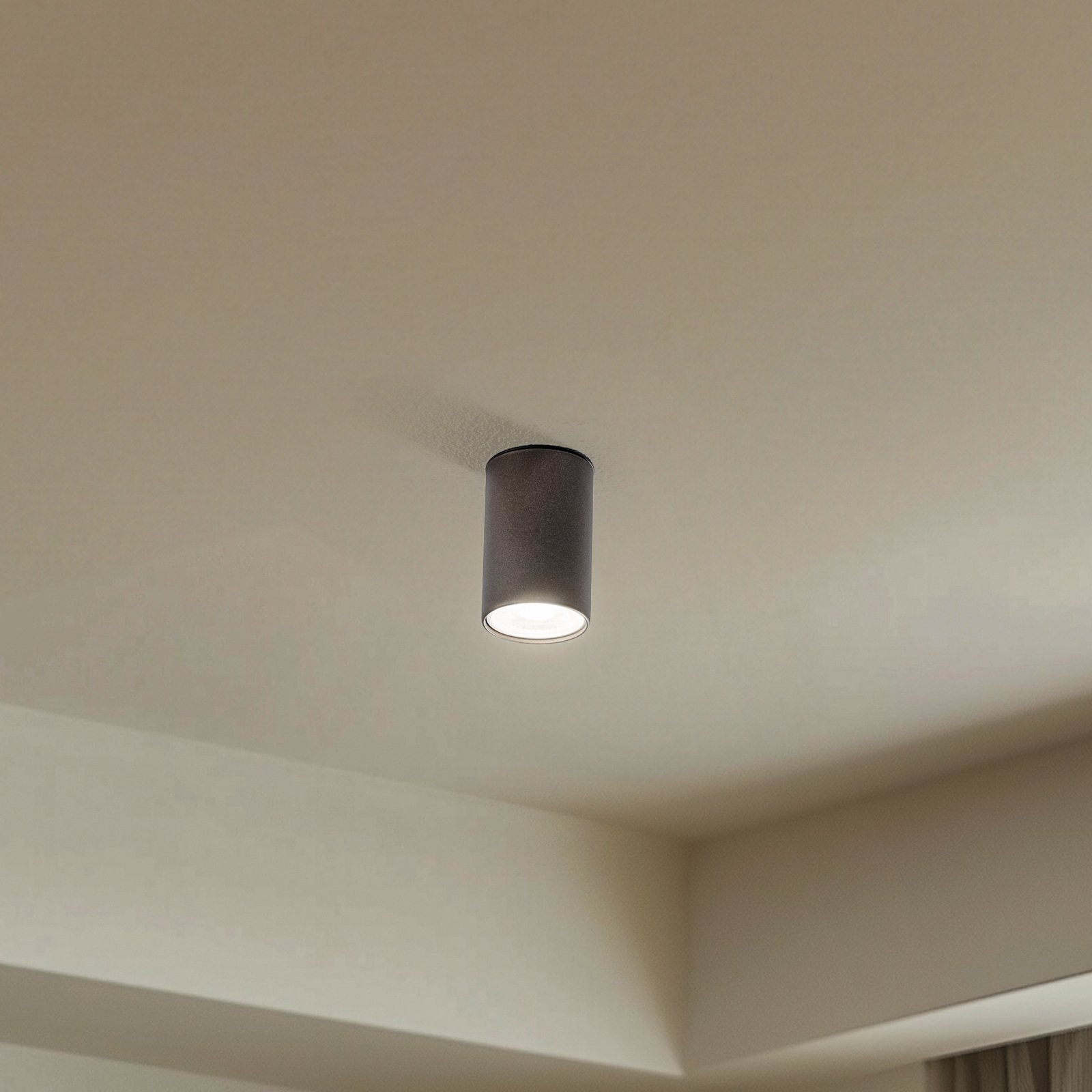 Downlight Top, 1-bulb, brown