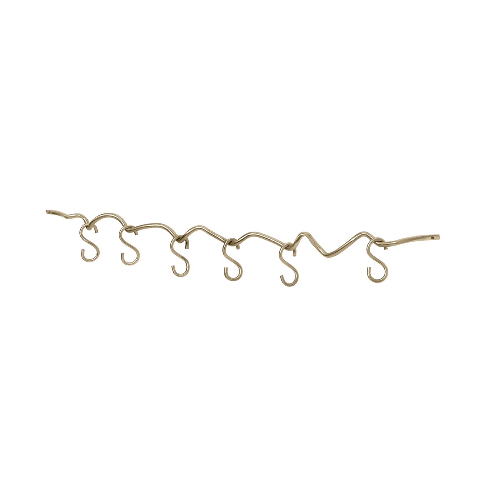 CURVATURE Hakenset, messing, 6er, Messing - ferm LIVING CURVATURE Hakenset, messing, 6er, Messing - ferm LIVING