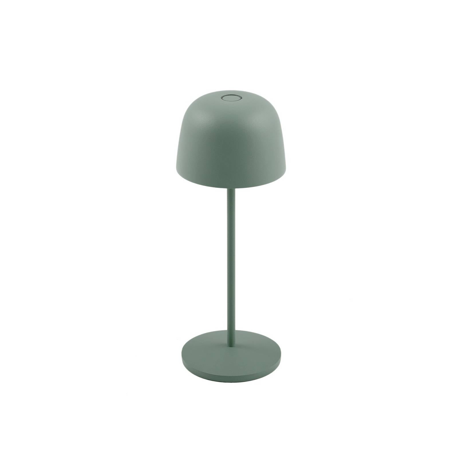 Lindby LED-Akku-Tischleuchte Arietty, grün, dimmbar, IP65