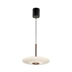 Lampa wisząca PURE LED E-Vitrum, brąz/opal, szkło/aluminium CCT