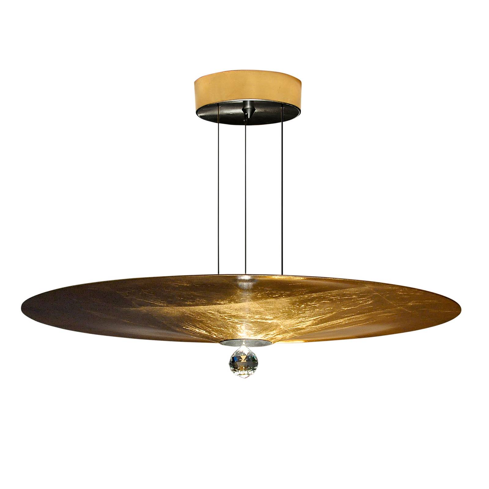 BANKAMP Lámpara colgante LED - Lámpara colgante - Salón / Comedor - dorado, negro - Aluminio