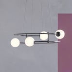 Maytoni Balance Hängelampe mit Glaskugeln, 4-flg.