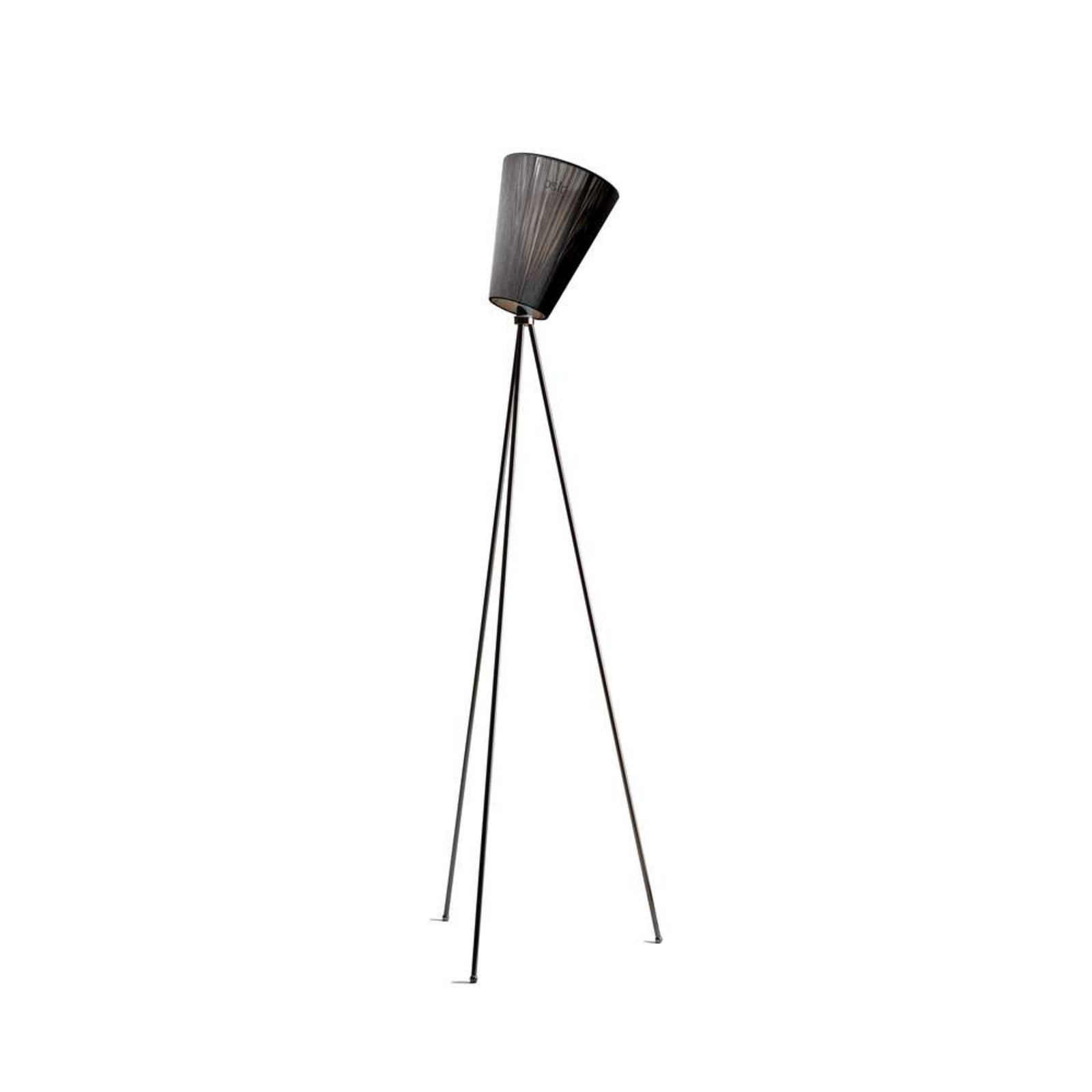 Oslo Wood Stojaca Lampa Black/Black - Northern