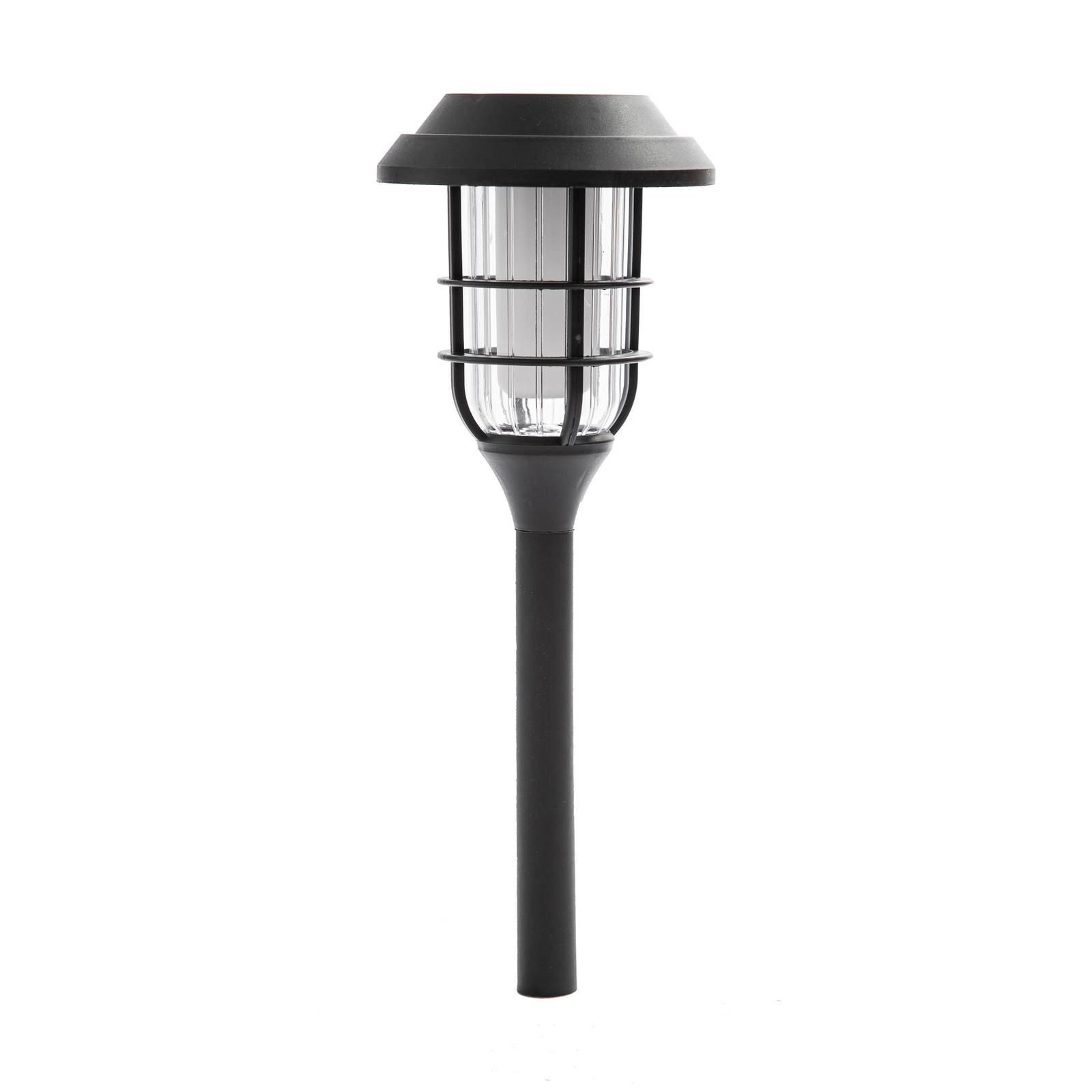 Fano napelemes talapzati LED, fekete, 3-as szett