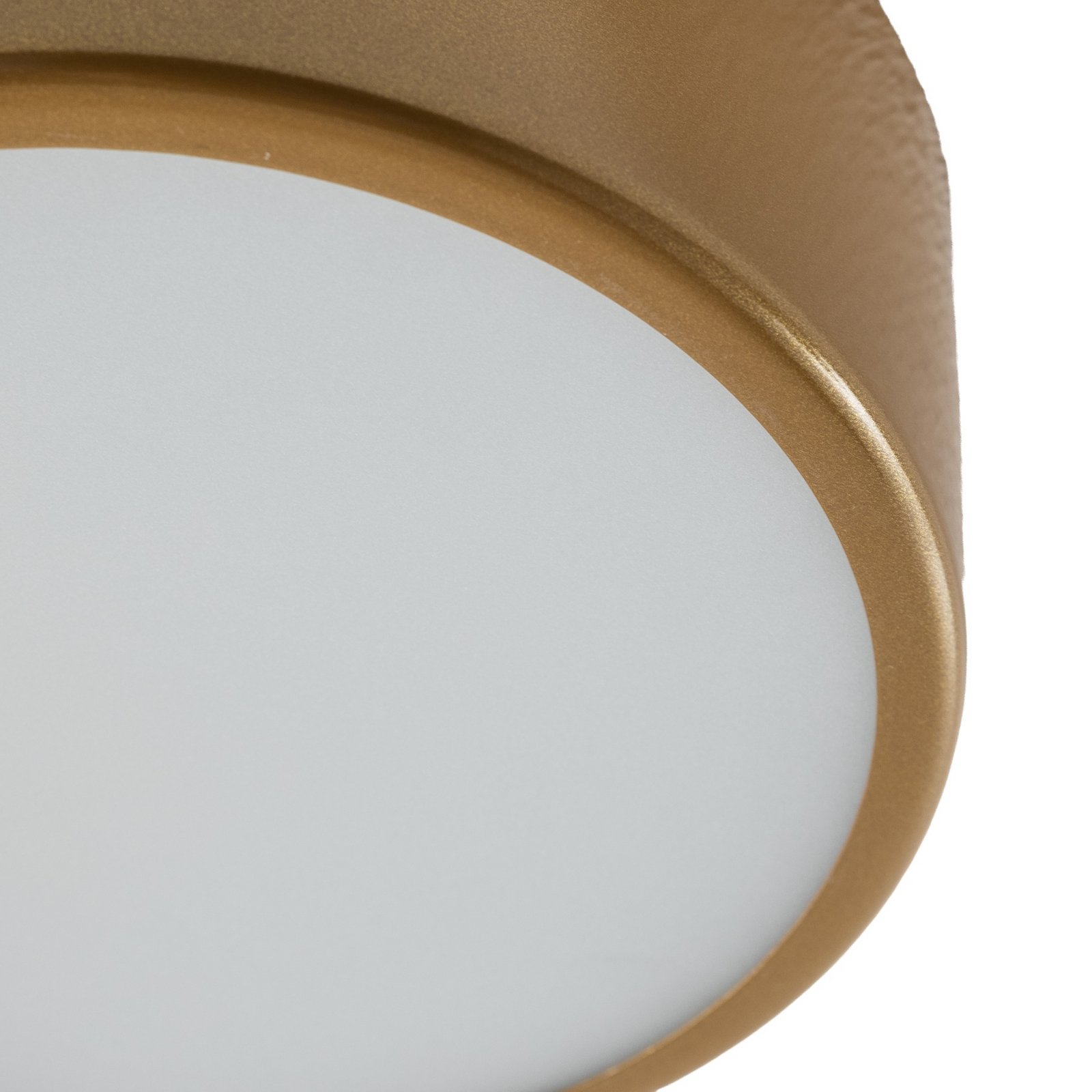 Таванна лампа Cleo 200, златна, сензорна, IP20, Ø 20 cm, E27