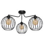 Cumera ceiling lamp with cage shades, 3-bulb