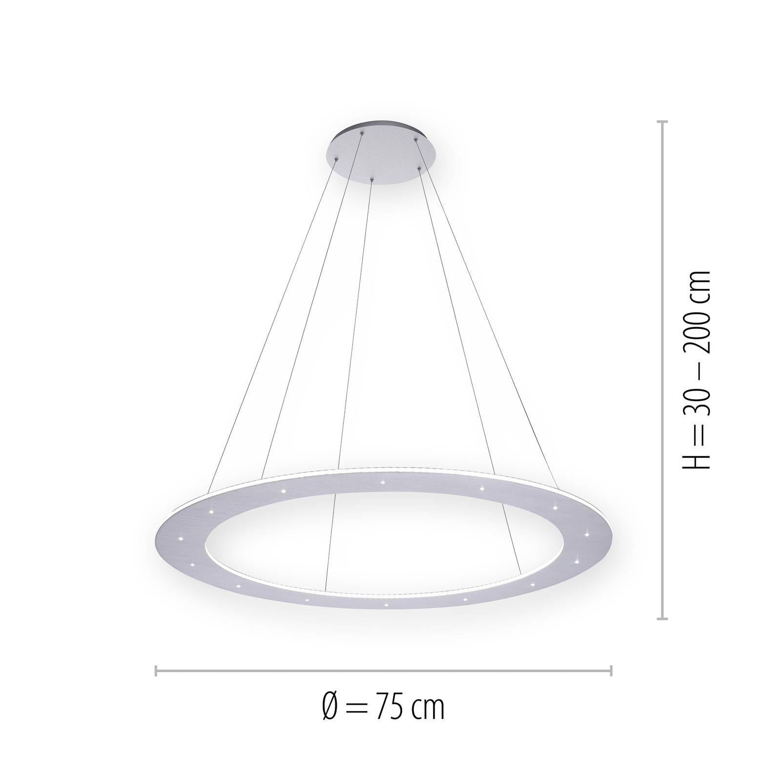 Lampa wisząca LED PURE Cosmo Ø 75cm