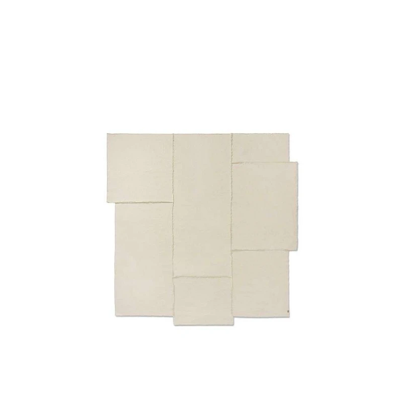 ferm LIVING - Offset Couvre-lit Off-White
