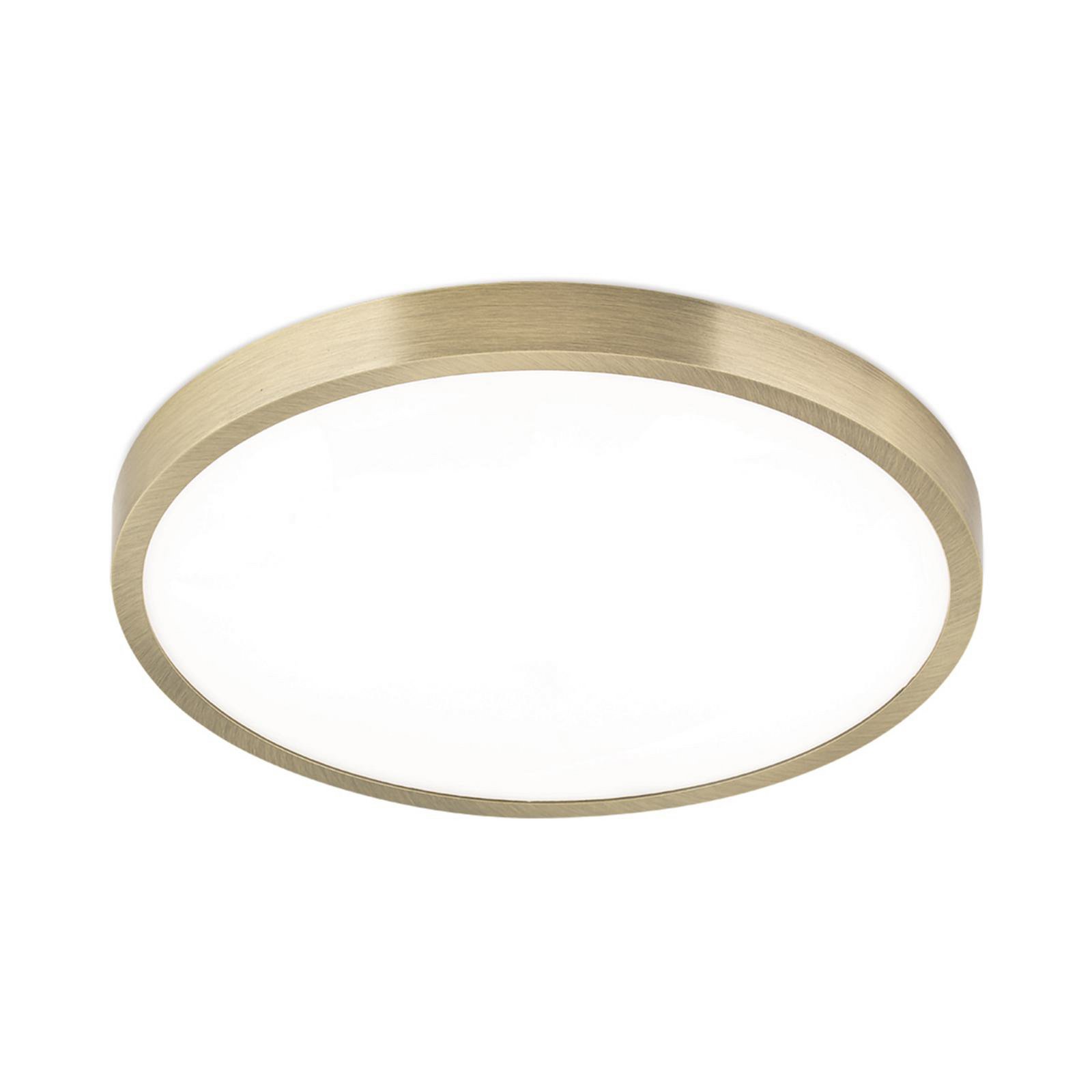 LED ceiling lamp Disc, antique brass colour, Ø 28 cm, CCT LED ceiling lamp Disc, antique brass colour, Ø 28 cm, CCT