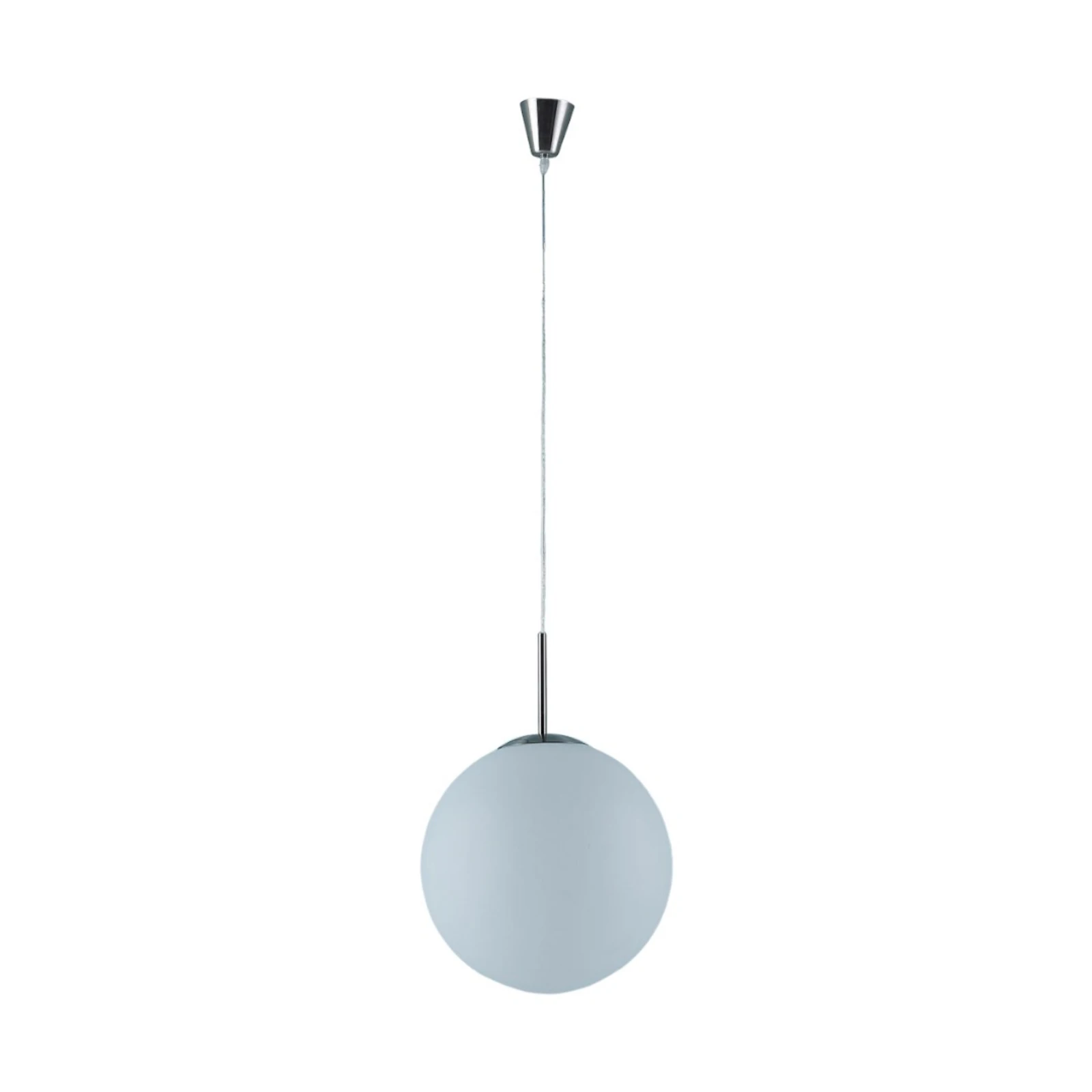 Lindby Hängeleuchte Marike, Ø 35 cm, weiß, Glas, Kugel, E27