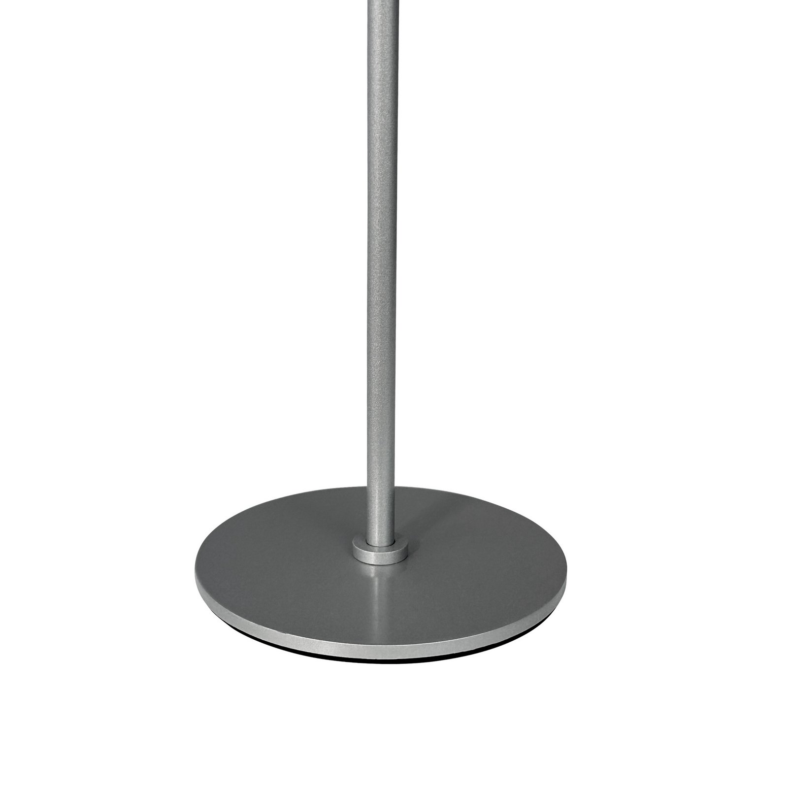 Candeeiro de mesa LED recarregável Along da Dyberg Larsen, prateado, 20 cm