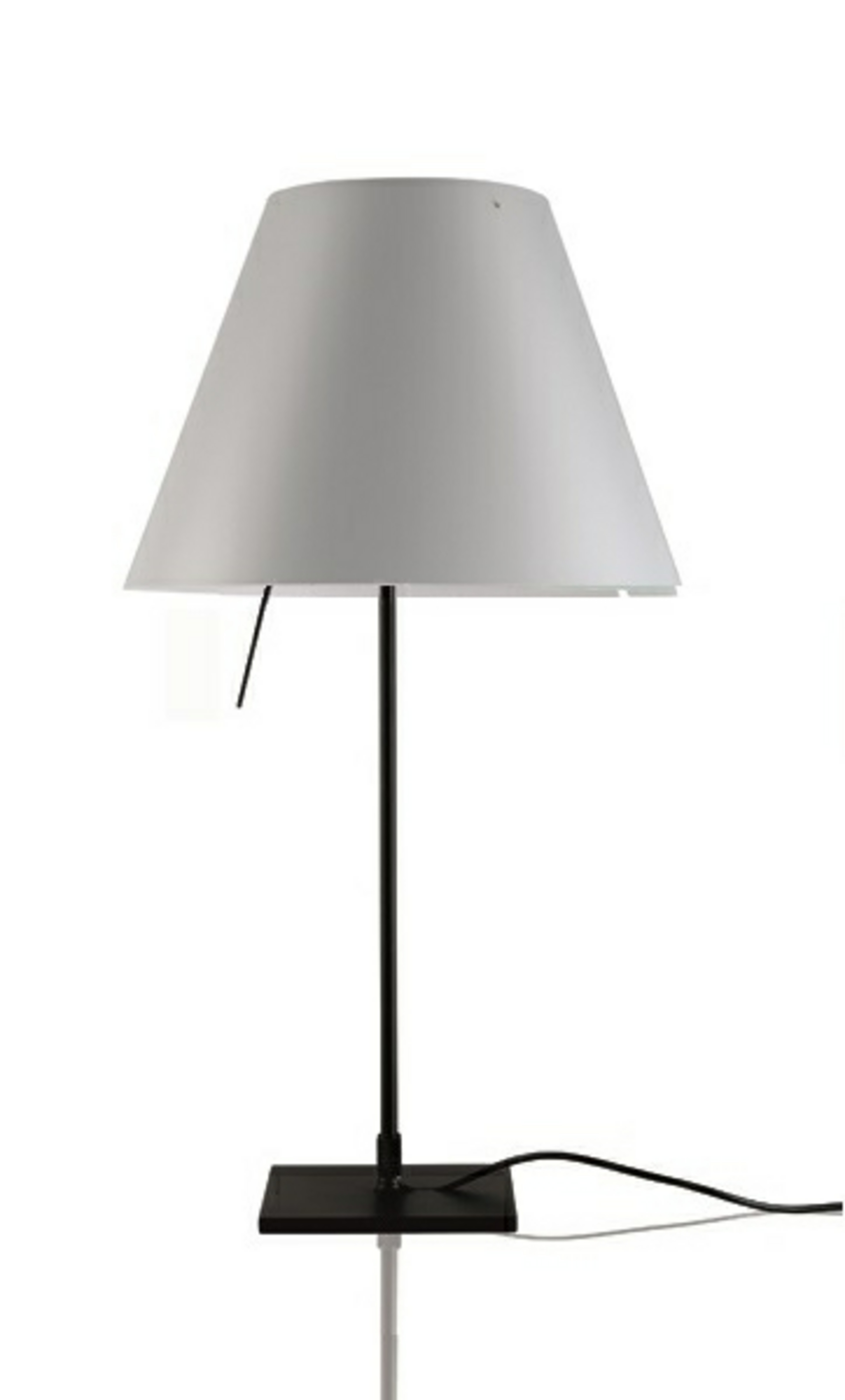 Costanzina Lampa Stołowa Czarno/Mistic White - Luceplan