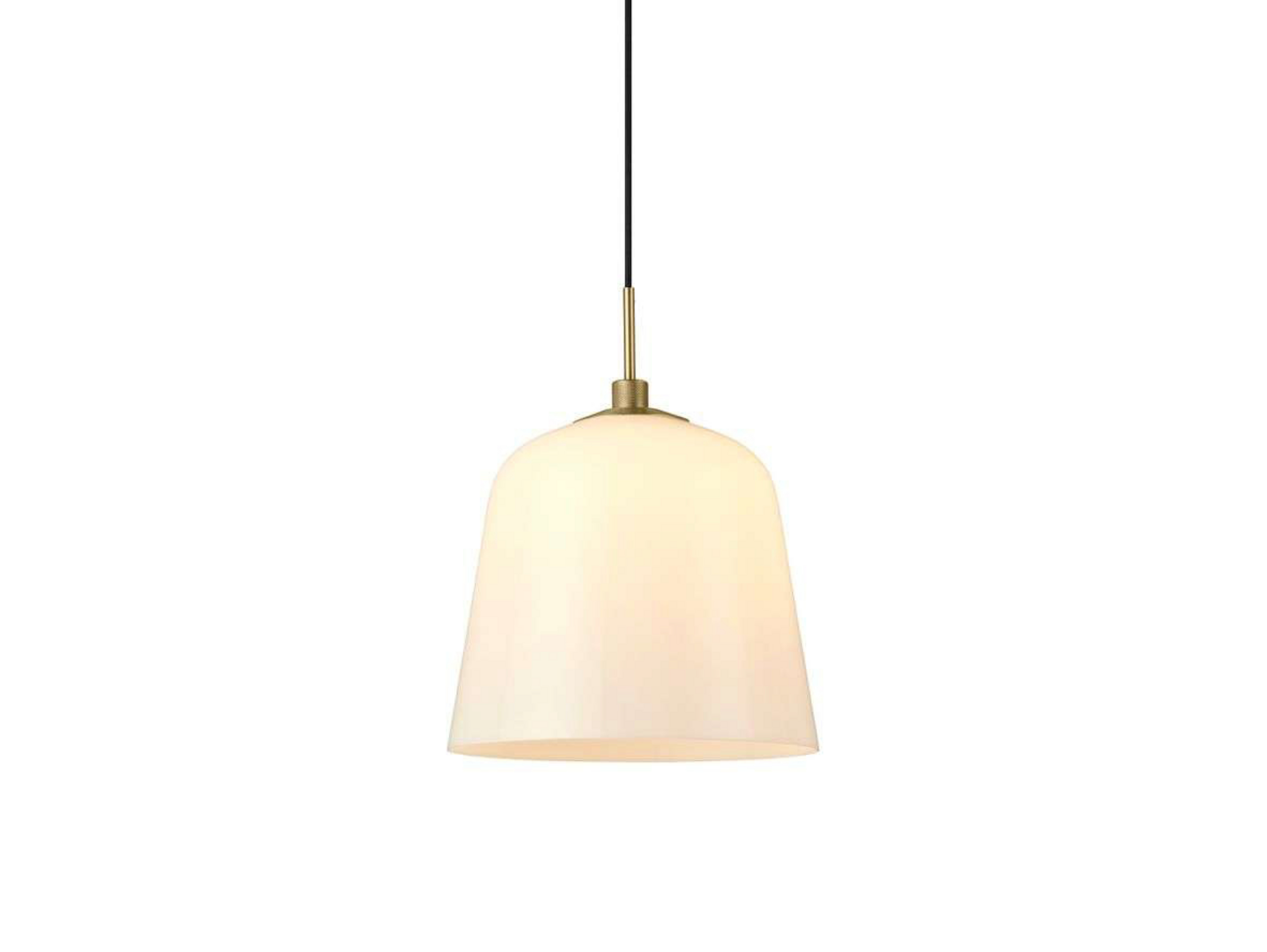 Room 49 Suspension Ø30 Antique Brass/Opal - Halo Design