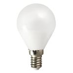 LED-lampa droppe TEMA, E14, 5W, 2 700 K, AC/DC