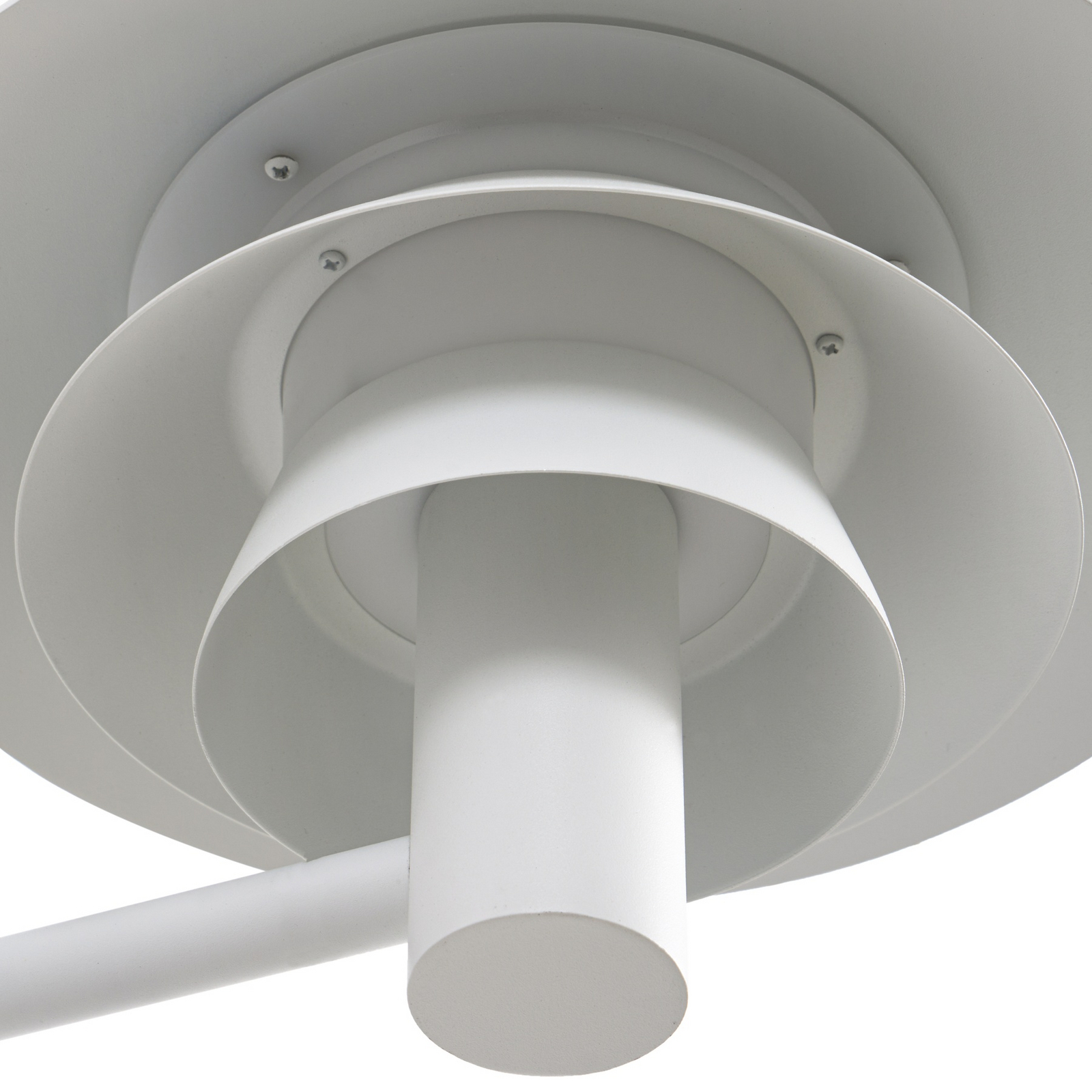 Lucande LED buiten wandlamp Montaro, wit, IP54, sensor