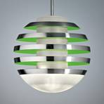 TECNOLUMEN Bulo - LED függő lámpa zöld