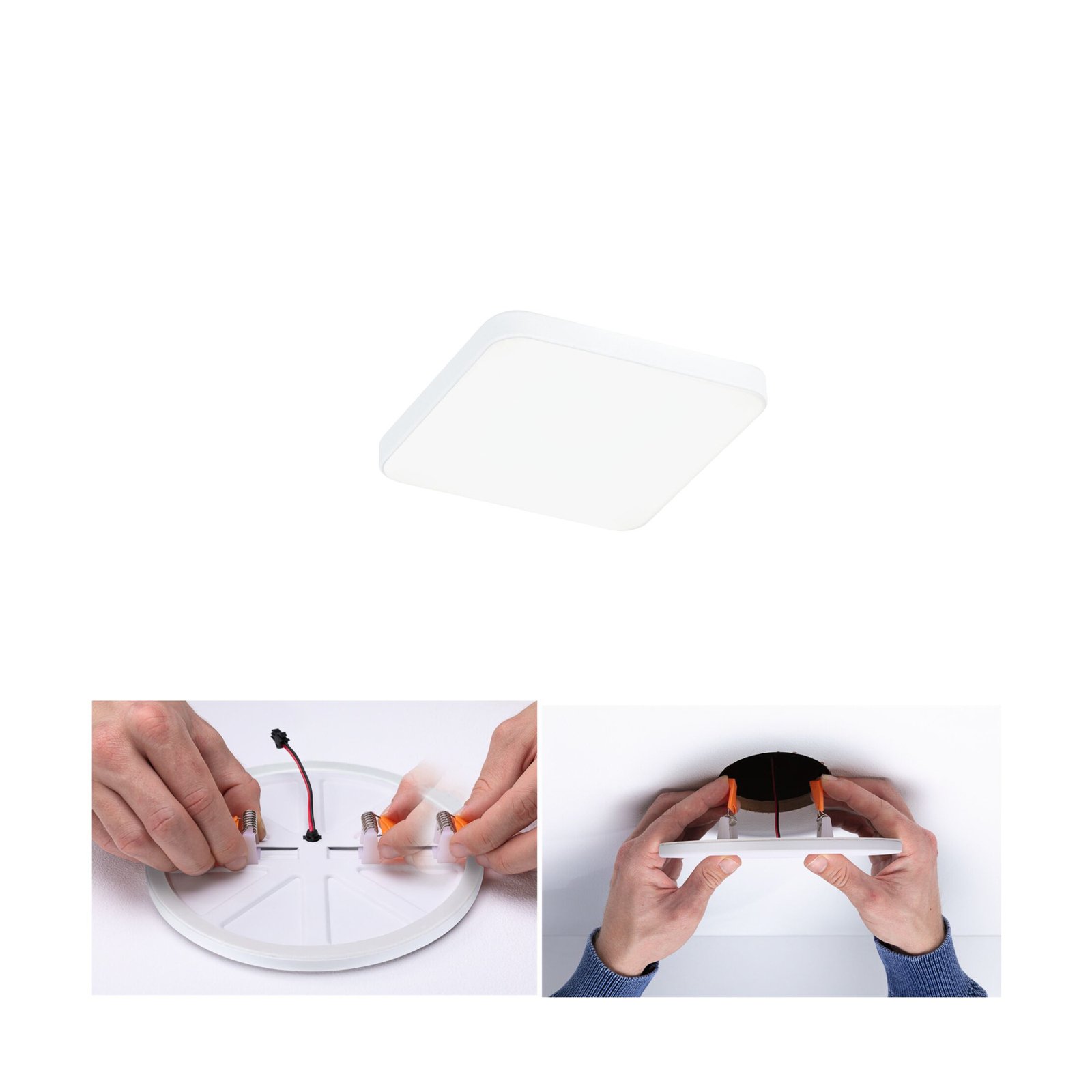 Paulmann Veluna Edge IP44 4000K angular dimmable