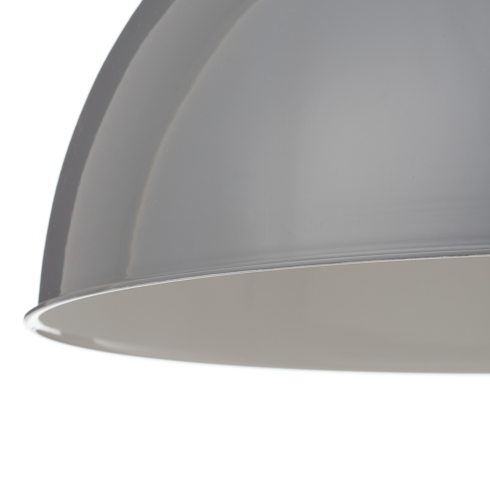Jieldé Dante D450 hanglamp, grijs, Ø 45 cm