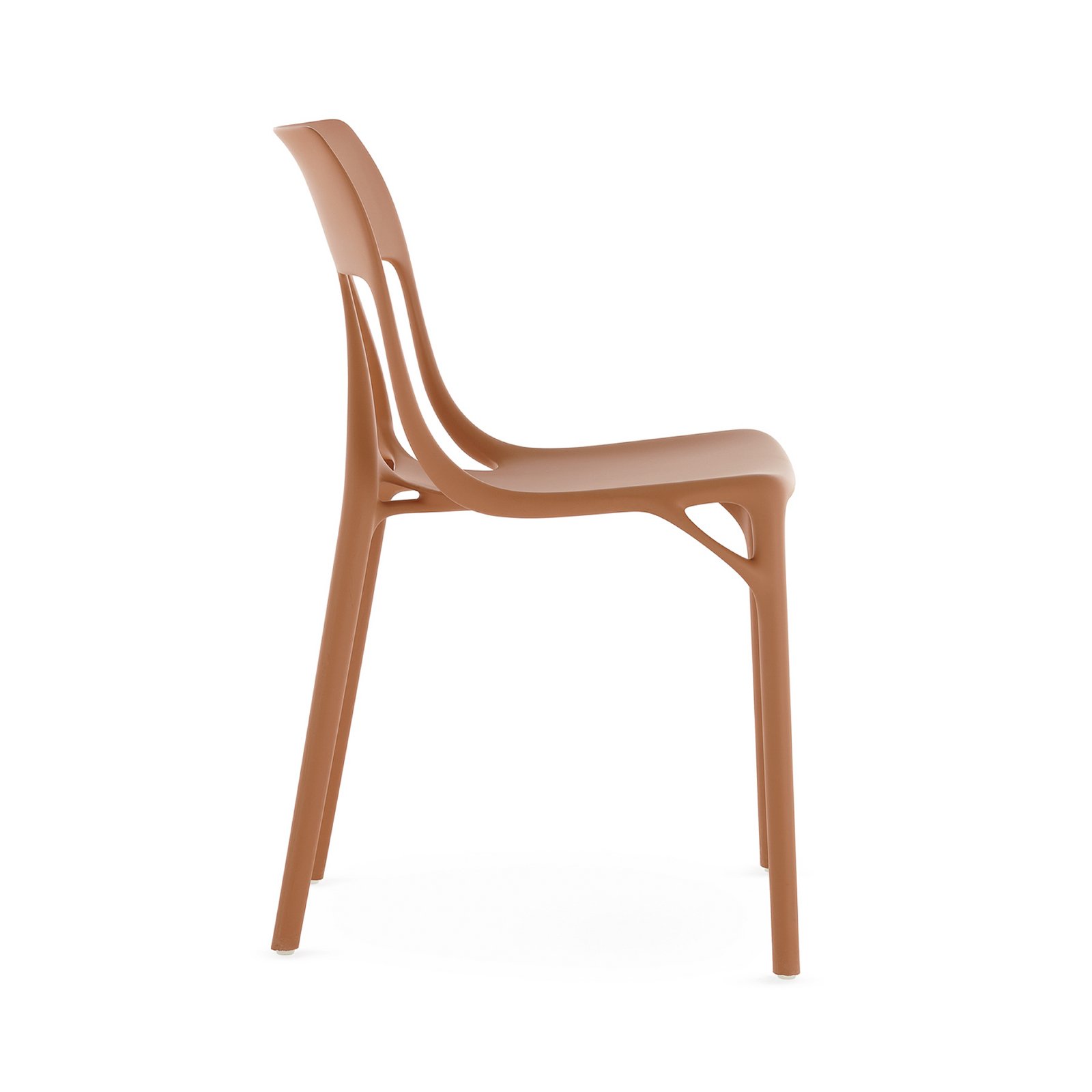 Chaises A.I. Lite, terre cuite, hauteur 80 cm, lot de 2 - Kartell