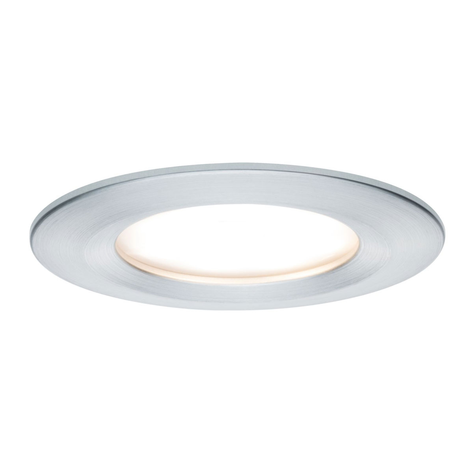 Paulmann σετ 3 προβολέων LED Slim Coin, dimmable, αλουμίνιο