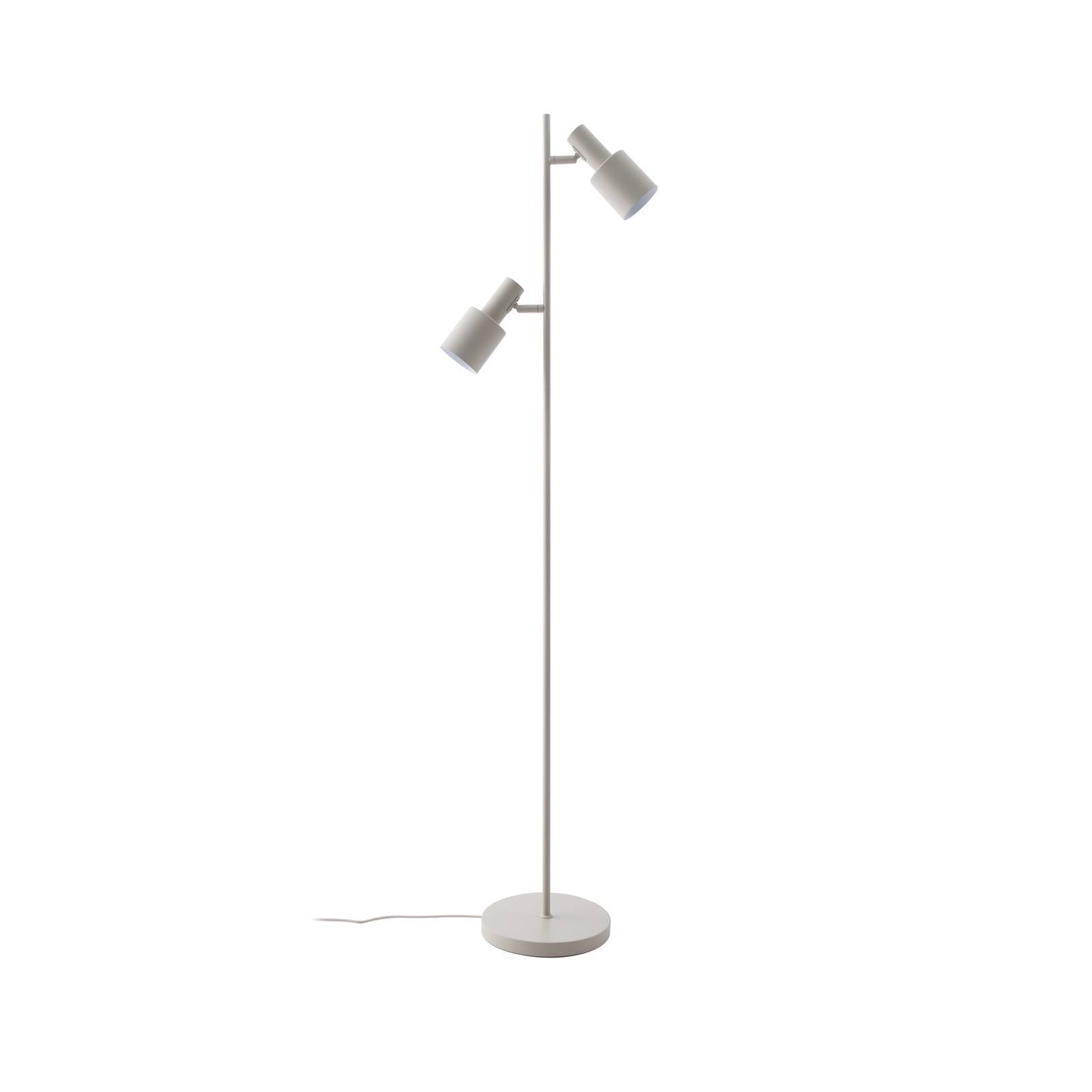 Lindby Stehleuchte Ovelia, beige, Metall, E27