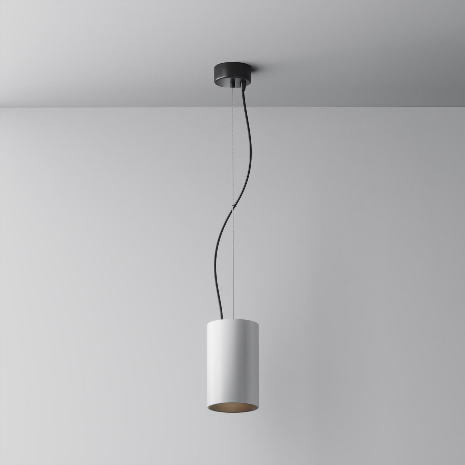 Maytoni lampă suspendată LED Efir alb Ø 95 cm 25 W 38° - Camera de zi / sufragerie - modern - alb negru - Aluminiu
