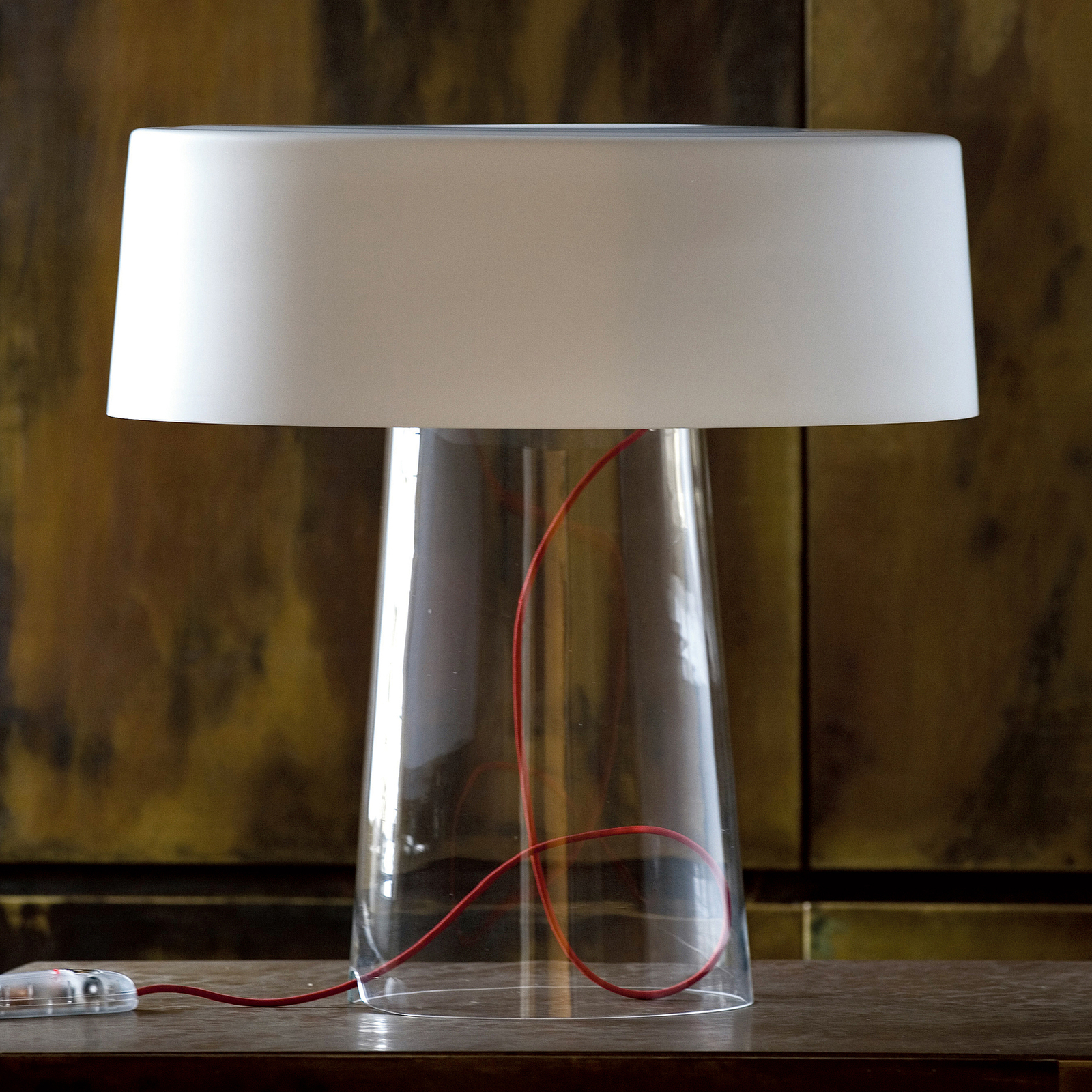 Prandina Glam table lamp, handblown glass
