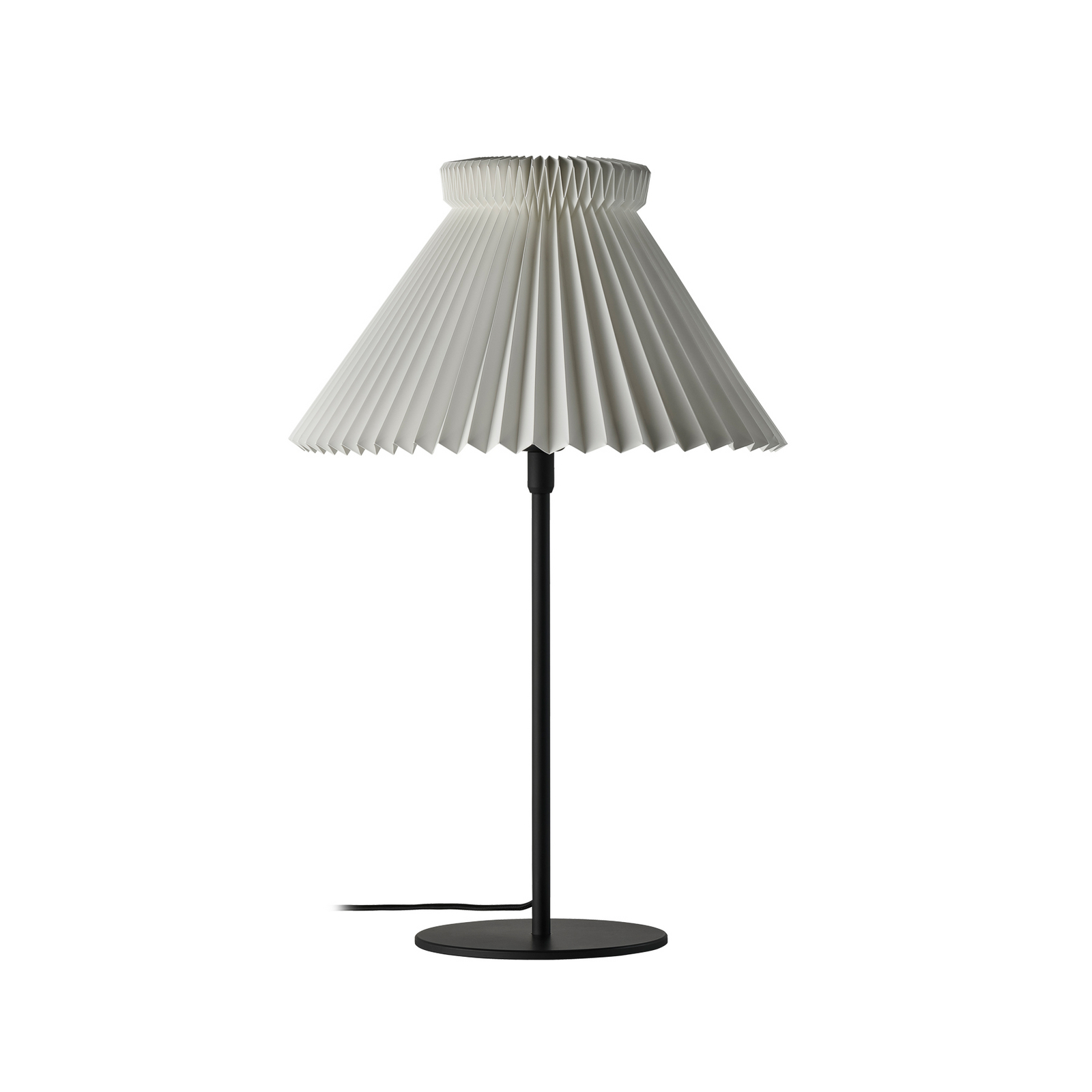 LE KLINT Tischleuchte LK 334, Kunststoff, weiß, Höhe 50 cm