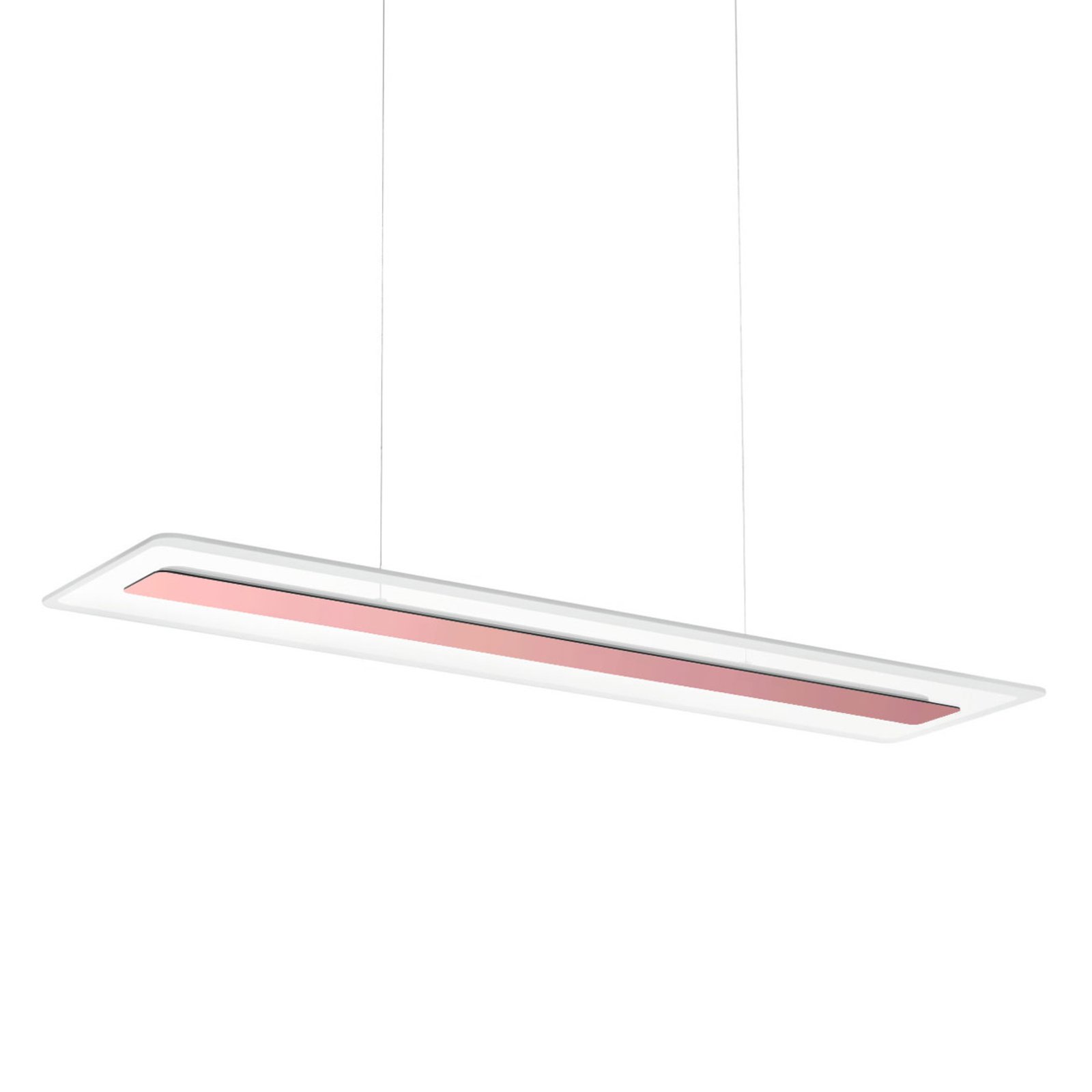 Antille LED hanging light, rectangular, copper