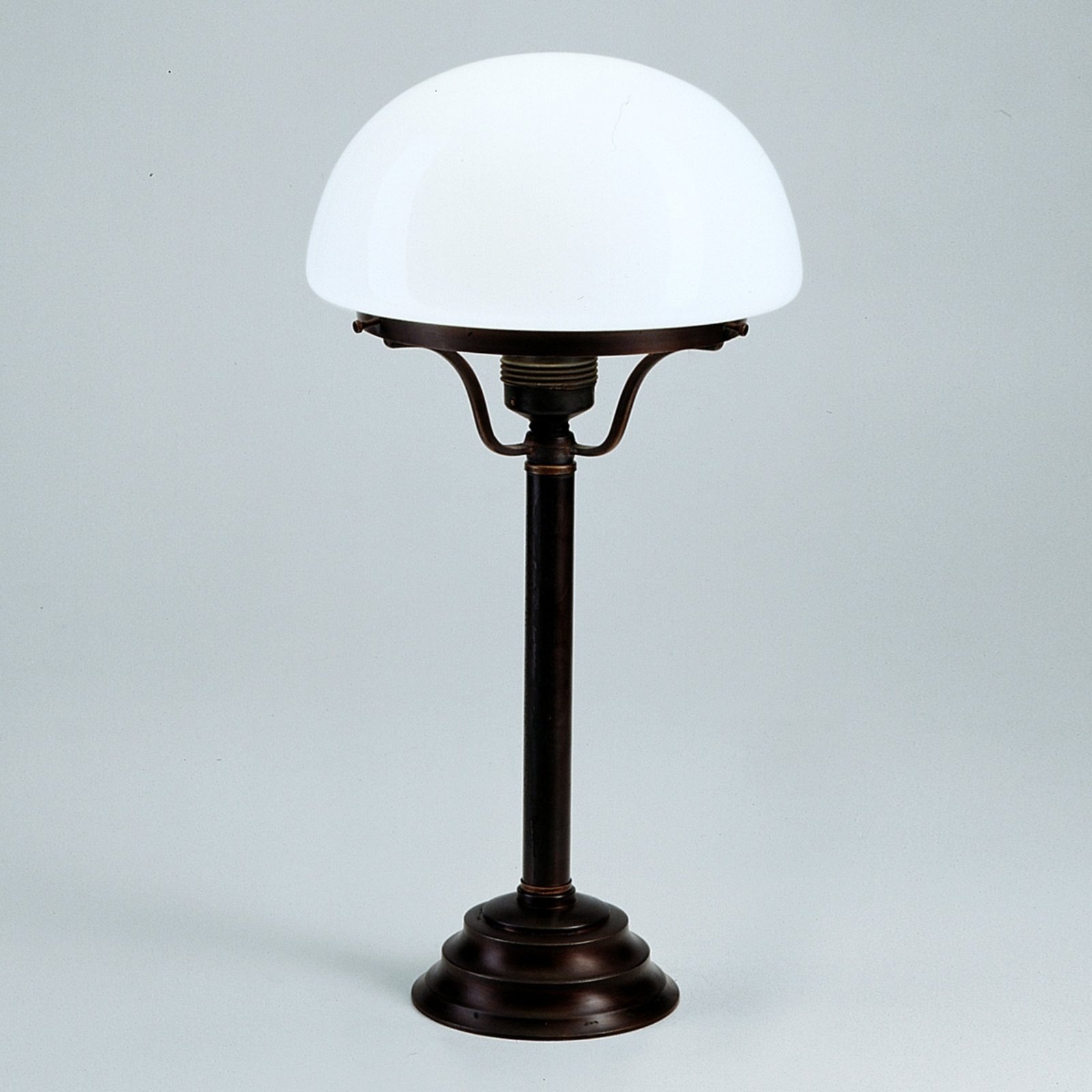 Frank table lamp with antique/rustic appearance