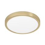 Panou LED de suprafață Fueva 5 IP20 830 alamă Ø28.5cm