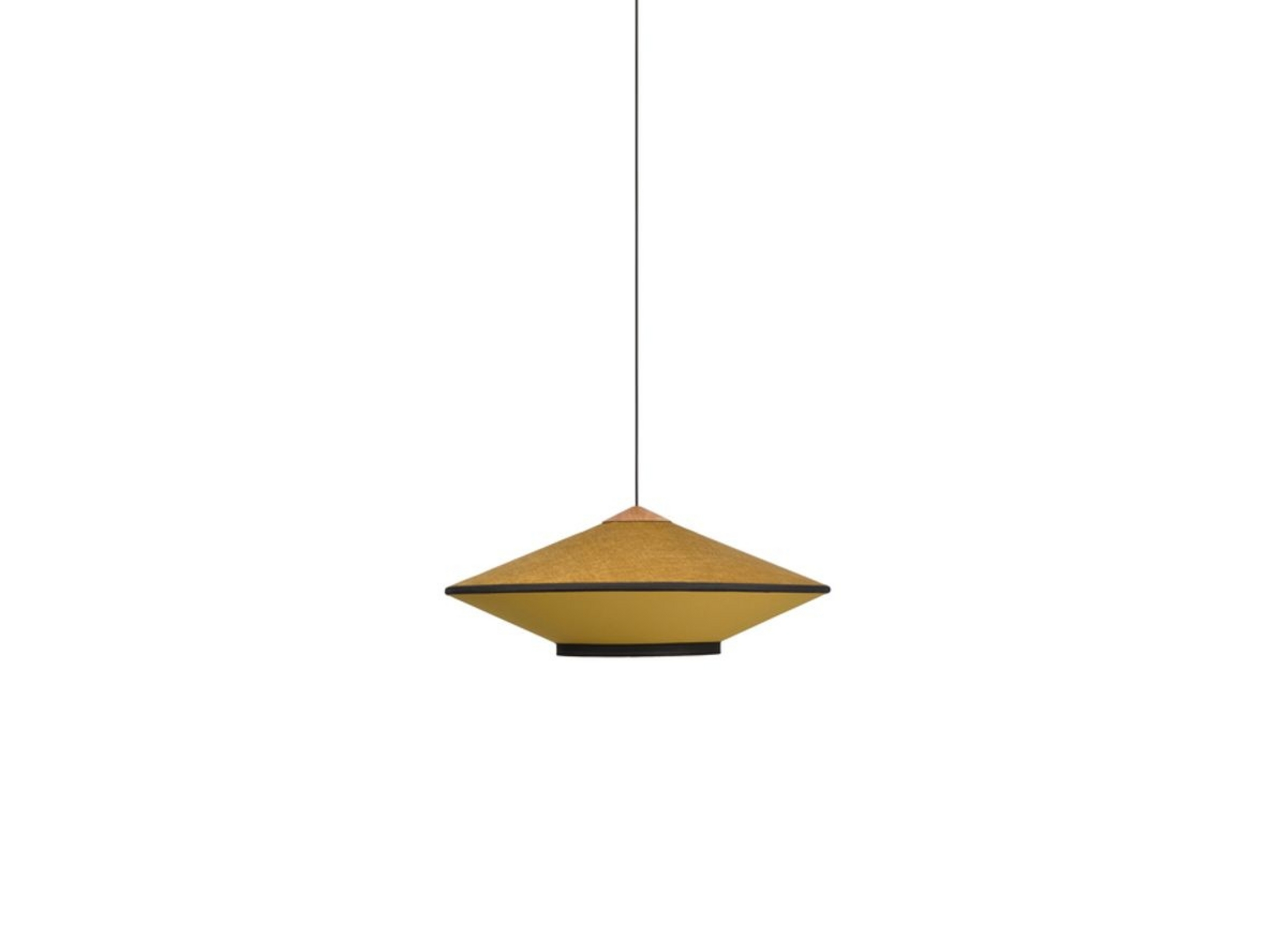 Lámpara colgante Cymbal M, dorada, Ø 70 cm, E27 - Forestier