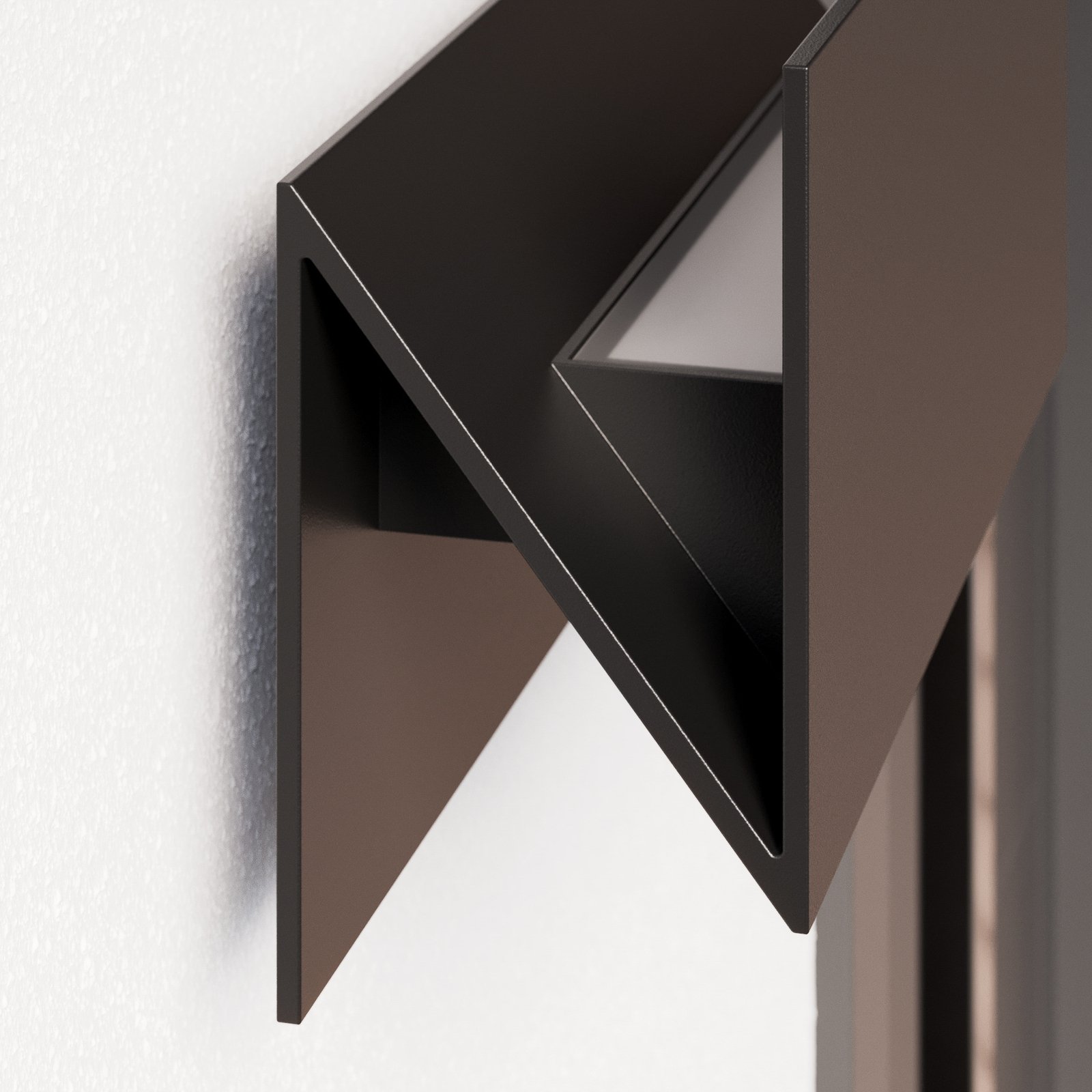 Meja Candeeiro de Parede Exterior IP54 Graphite - Lucande