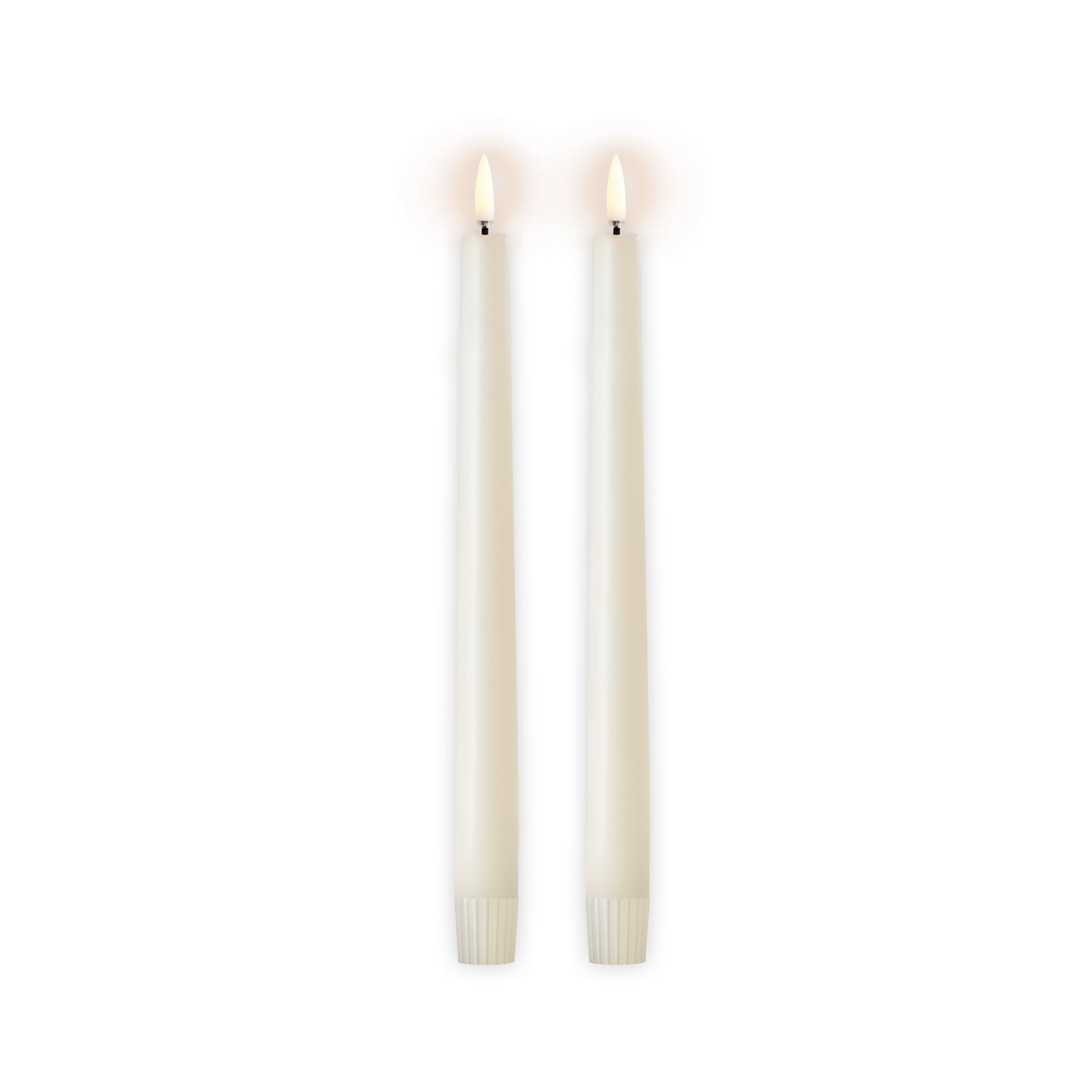 Taper LED-Kerze, vanille, Höhe 25cm, 2-Set - Uyuni Lightning