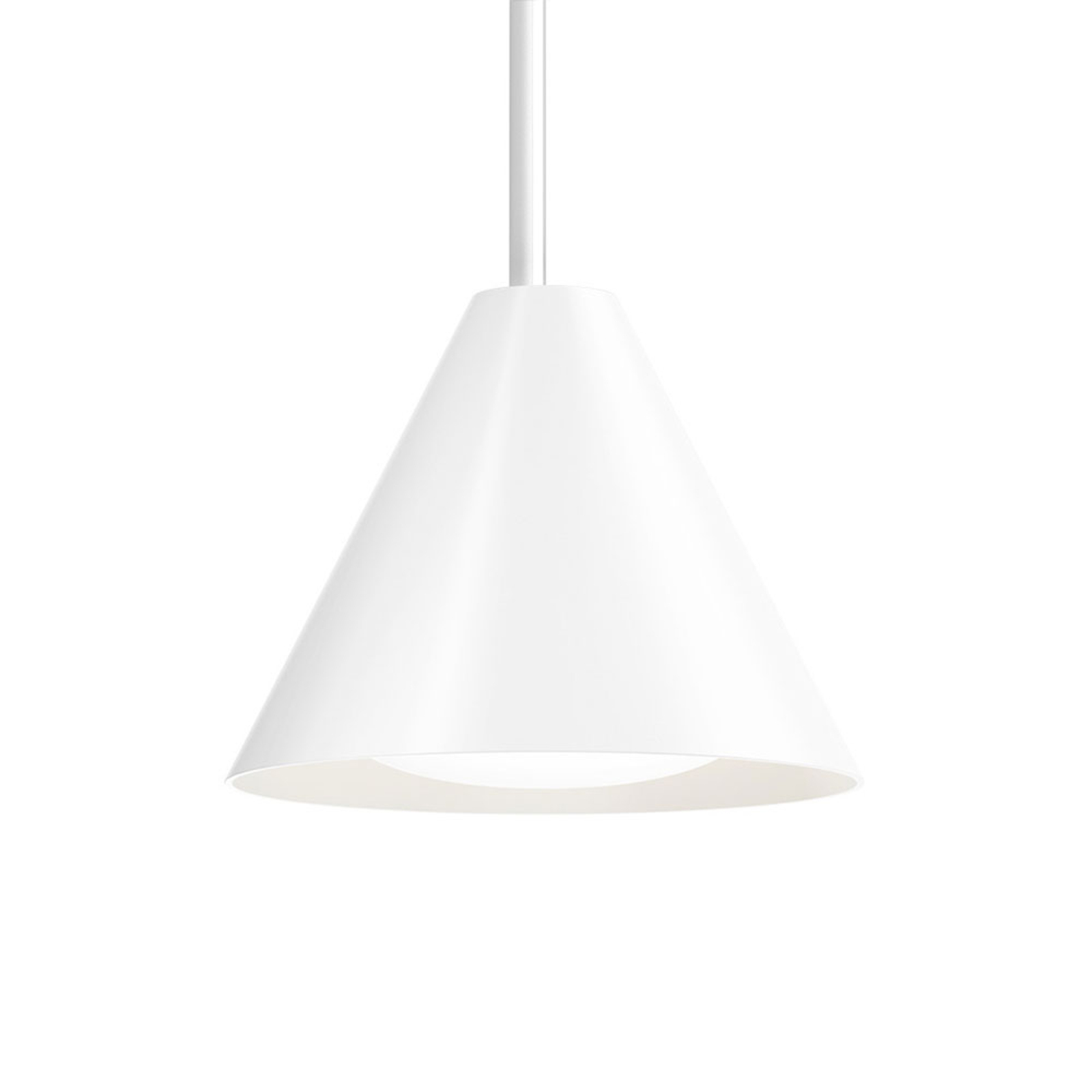 Louis Poulsen Keglen LED viseća lampa 17,5 cm bijela