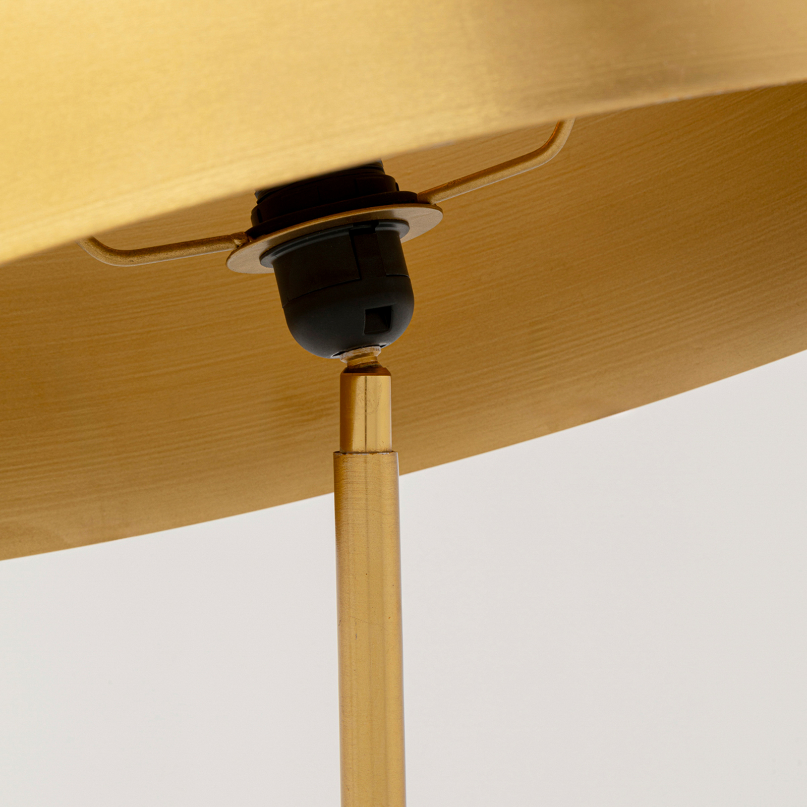 Lampe sur pied KARE Loungy, couleur or, métal, 160 cm, E27