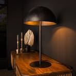 Stolní lampa Sicari z kovu, černá