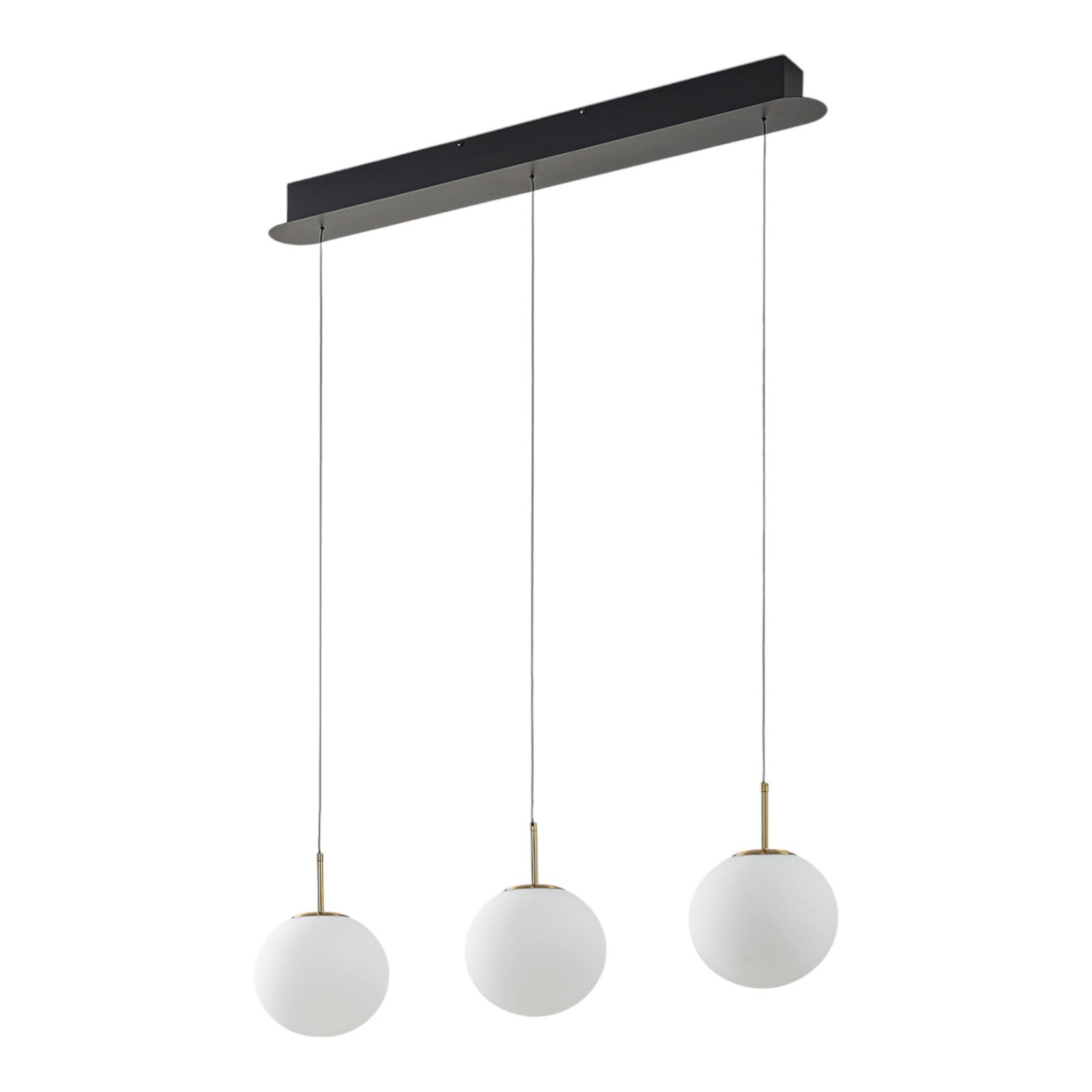 Joran 3 LED Pendelleuchte Opal - Lucande
