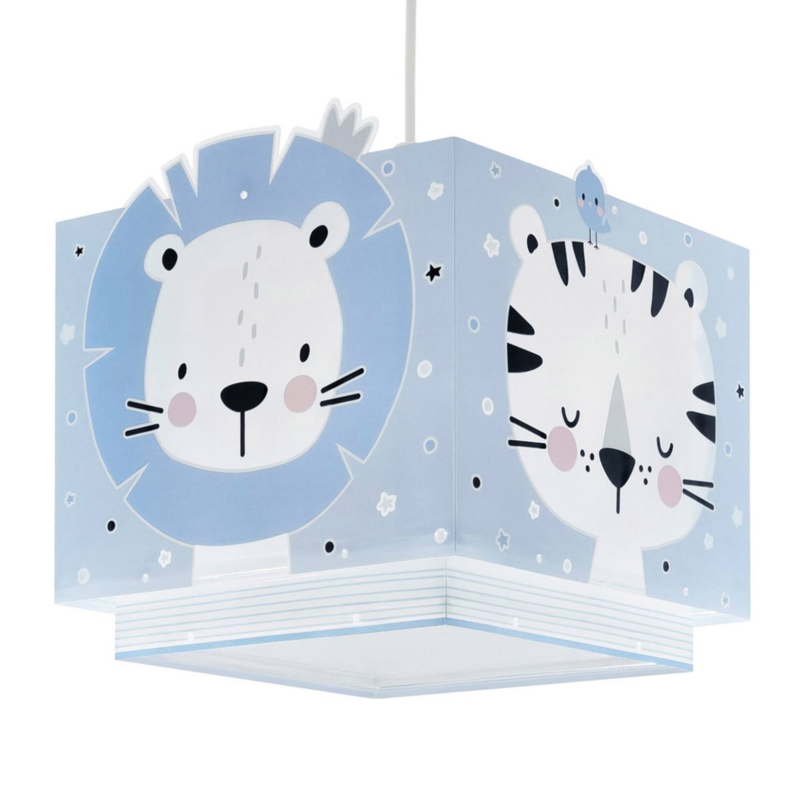 Dalber Kinder-Hängeleuchte BABY JUNGLE, blau