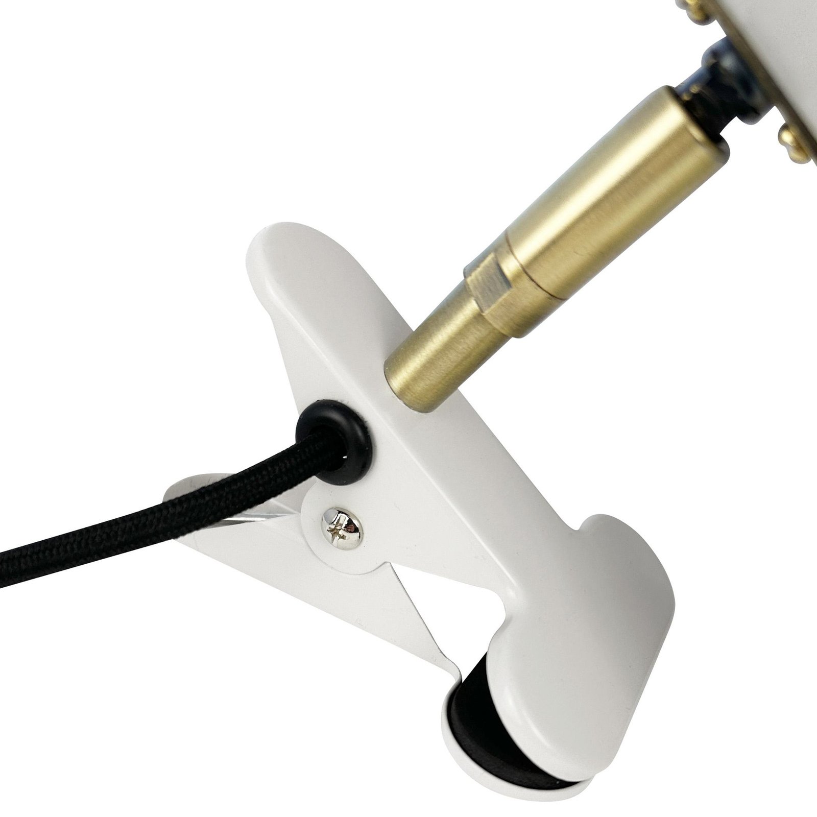 Sleep Candeeiro de Clip Shiny White/Antique Brass - DybergLarsen