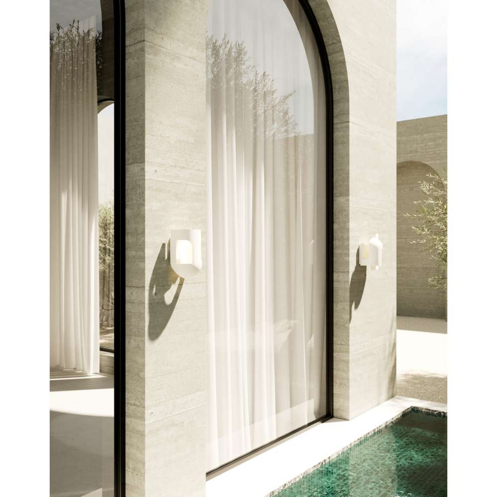 Soul Story 1 Aplica de Exterior White/Concrete - DCW