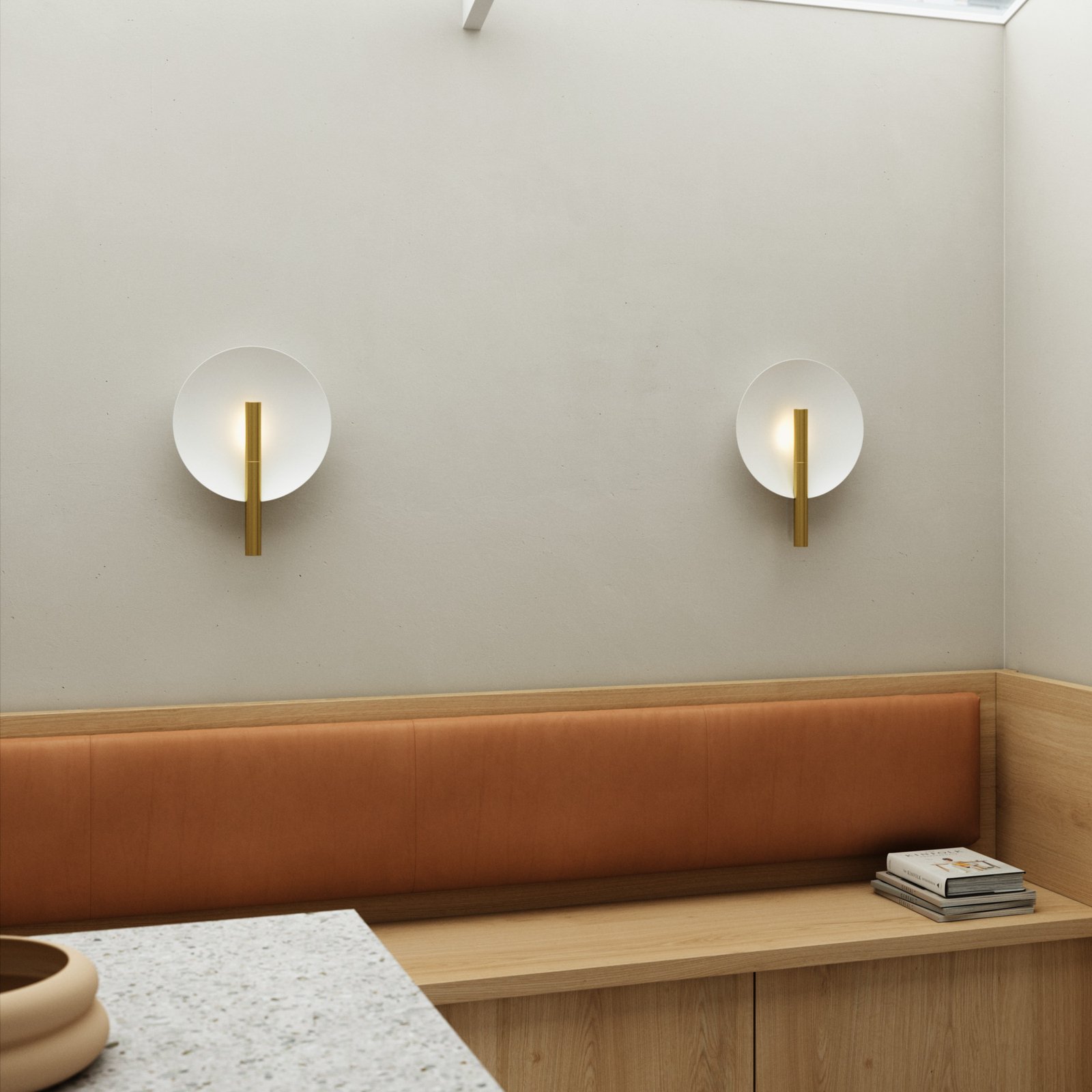 Furiko Vägglampa Brushed Brass - DFTP
