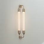 UMAGE Lemon Squeeze 2-bulb wall lamp, length 94 cm, brass