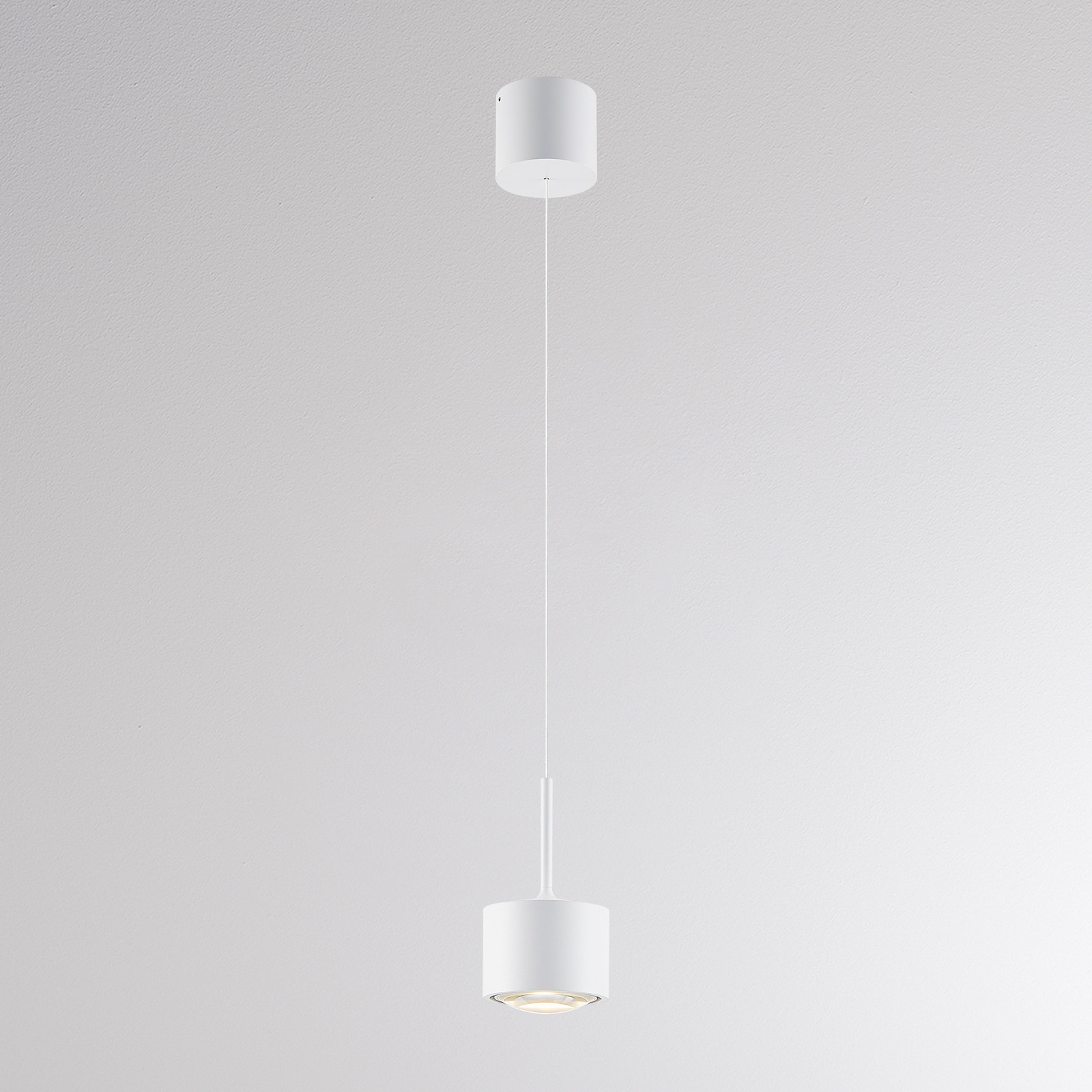 Molto Luce Lampă suspendată LED MAG MINI albă Ø 9 cm CCT dimabilă metal - Camera de zi / sufragerie - Modern - Aluminiu