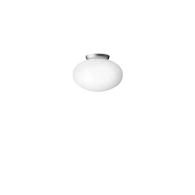 Nuura Aps – Rizzatto 301 Wand-/Deckenleuchte Satin Silver/Opal Nuura