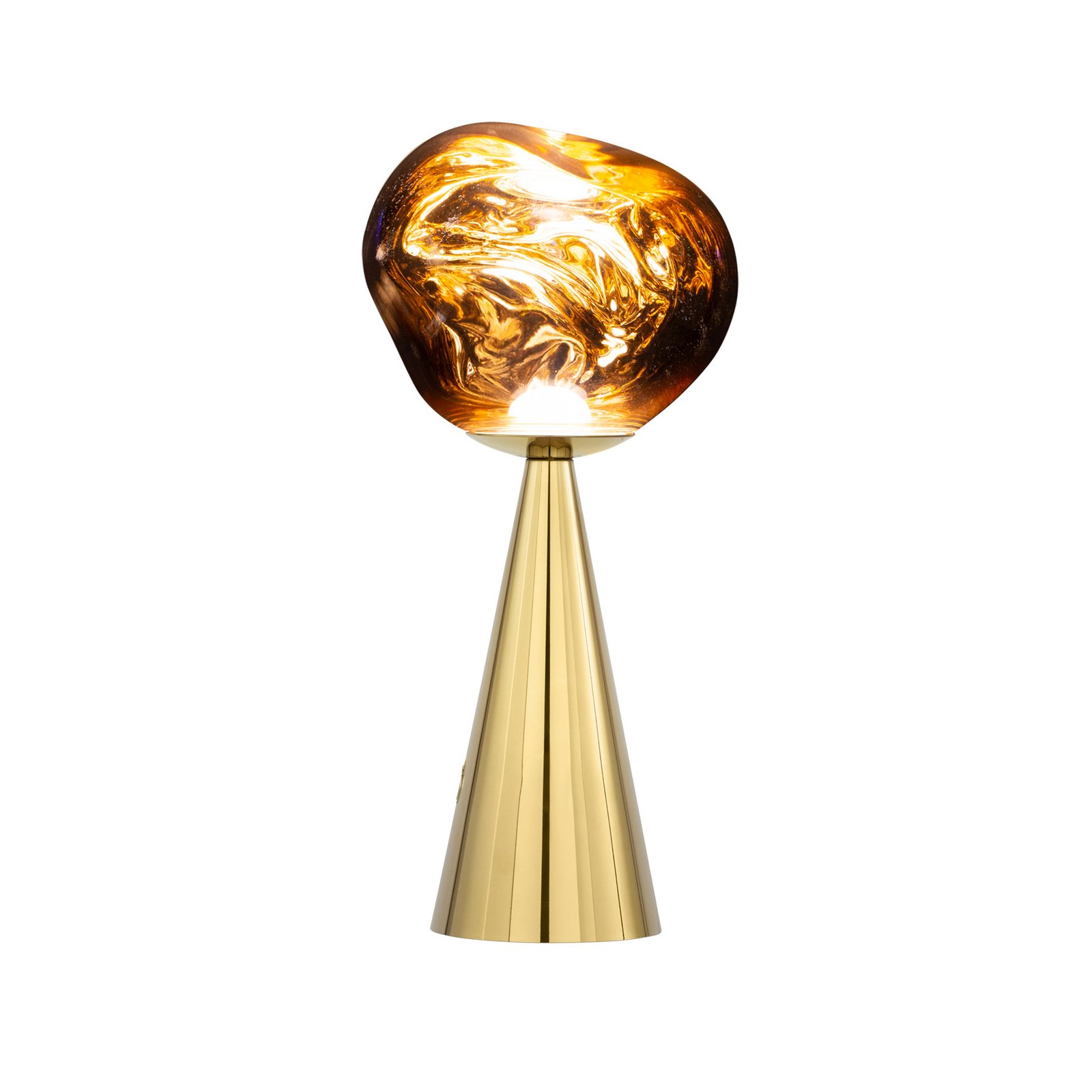 Melt Portable stolní lampa zlatá - Tom Dixon