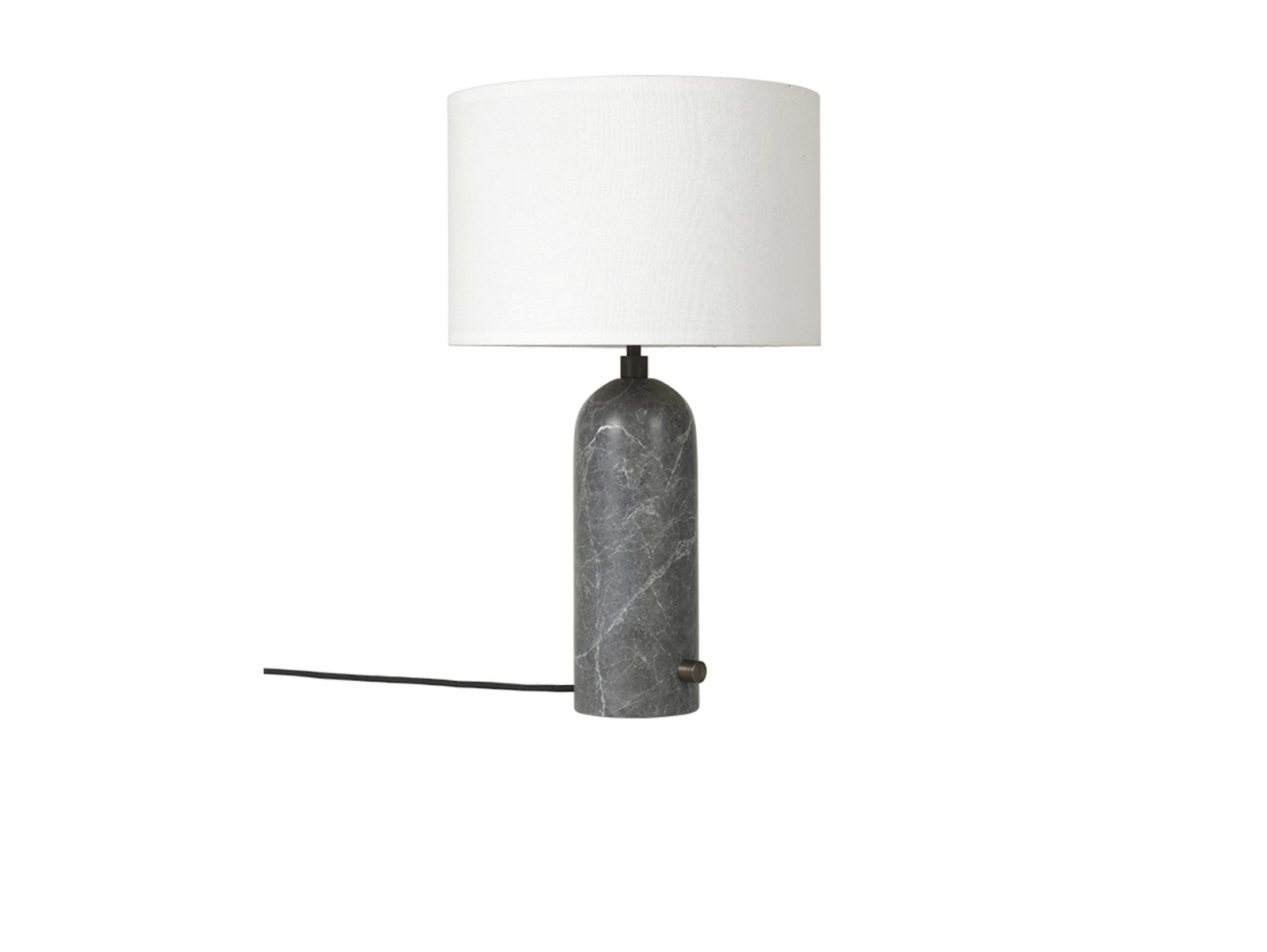 Gravity Stolní Lampa Small Grey Marble/White - GUBI