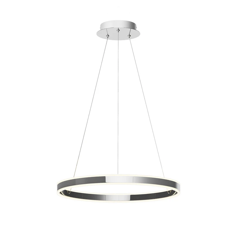 Lucande - Lyani Suspension Ø60 Chrome/White