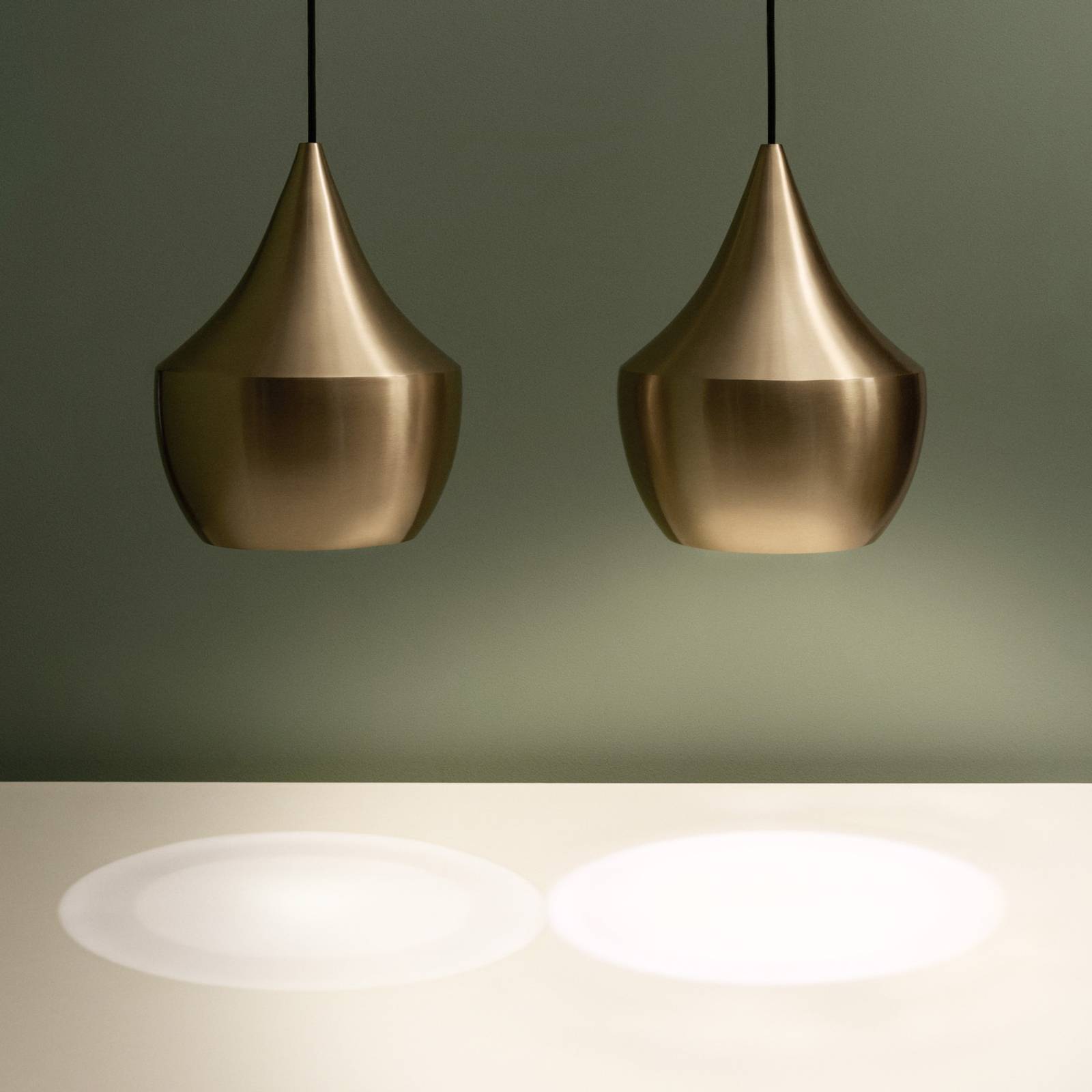 Tom dixon beat fat led függő lámpa, sárgaréz