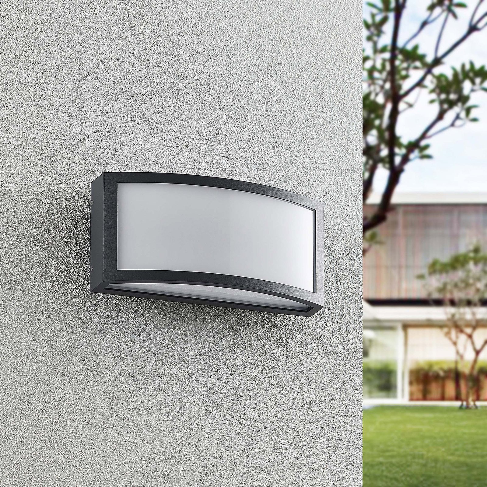 Jakari Candeeiro de Parede Exterior Dark Grey - Lindby